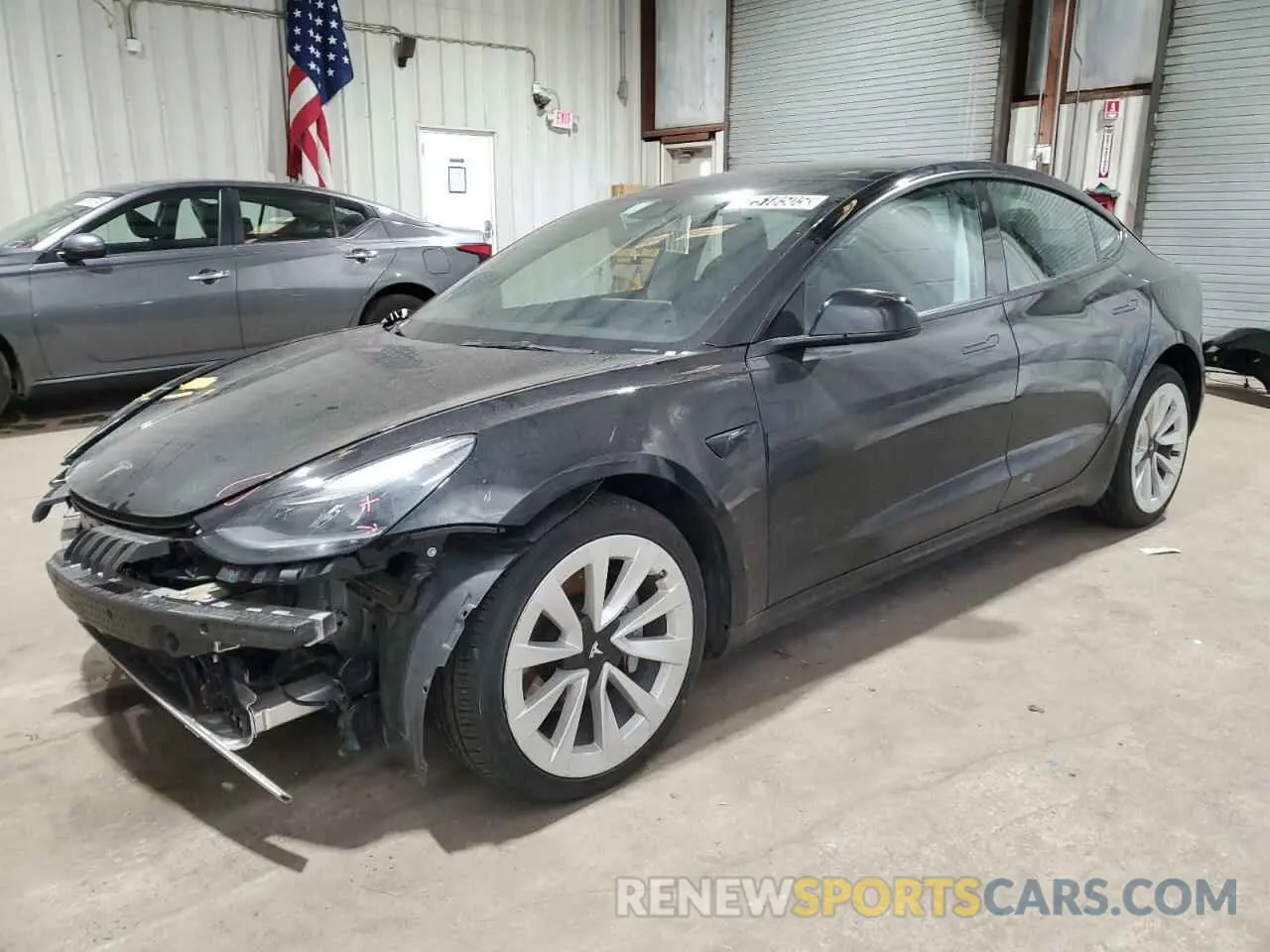 1 Фотография поврежденного автомобиля 5YJ3E1EA6NF372067 TESLA MODEL 3 2022