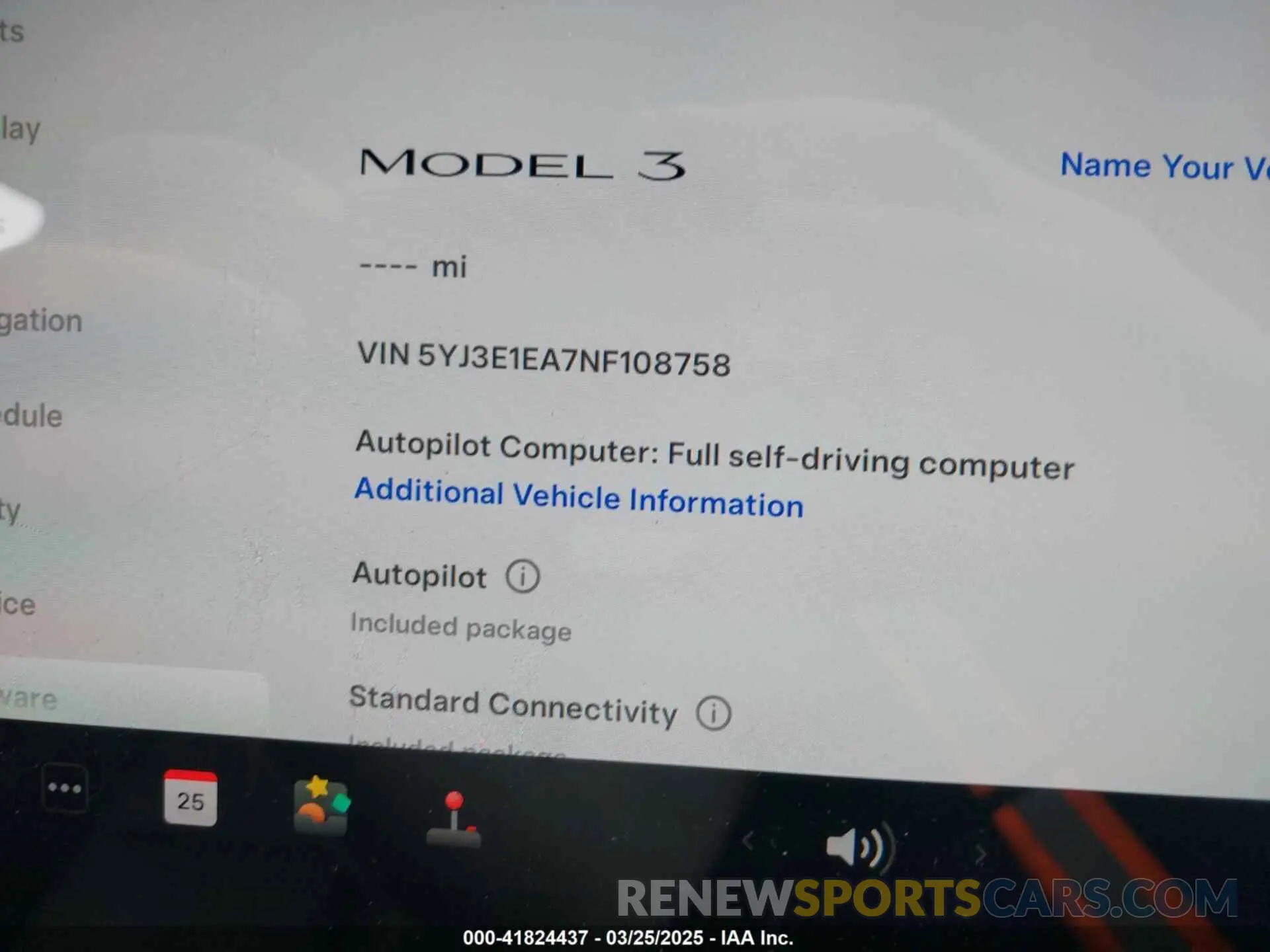 16 Фотография поврежденного автомобиля 5YJ3E1EA7NF108758 TESLA MODEL 3 2022