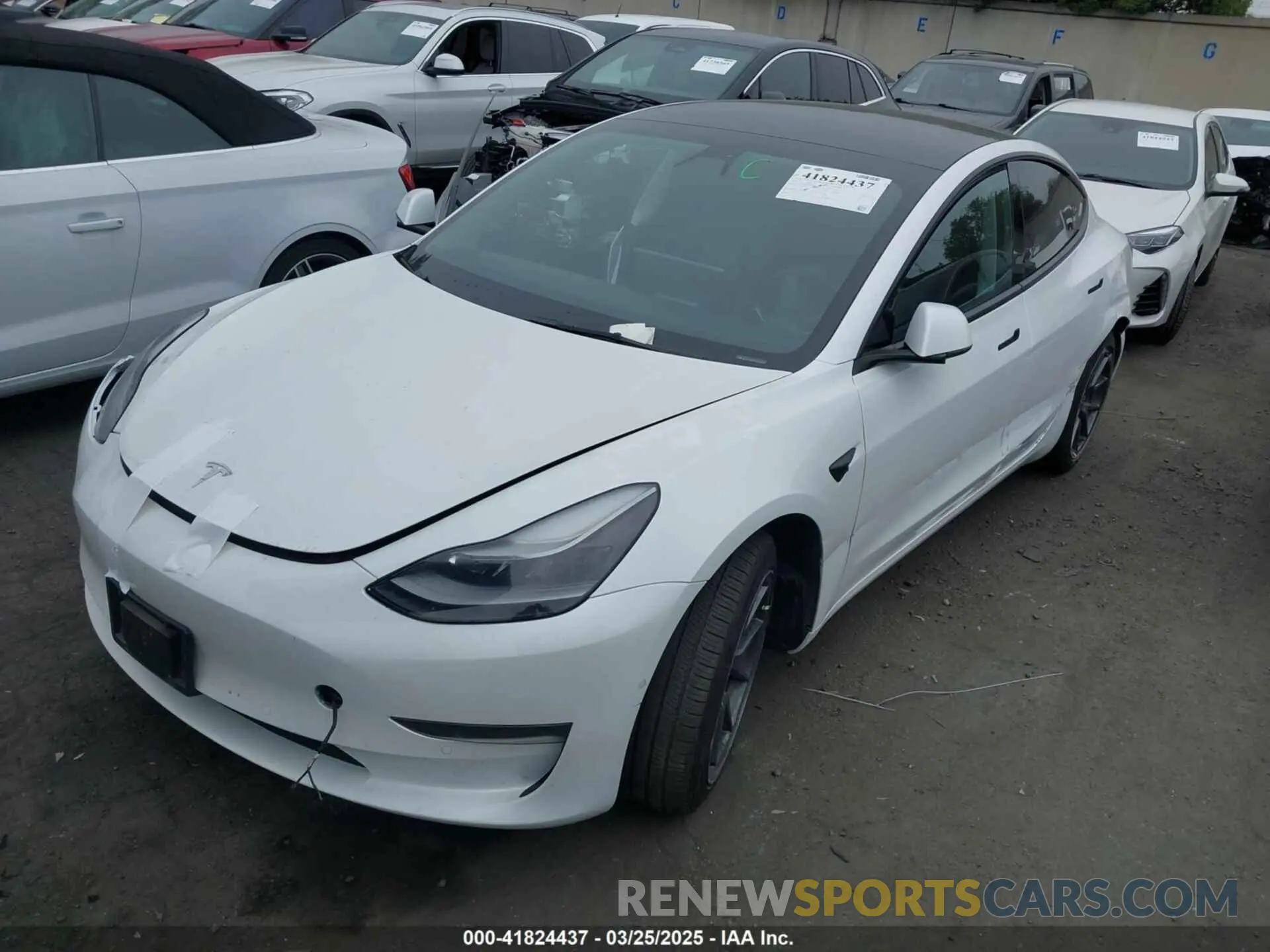 2 Фотография поврежденного автомобиля 5YJ3E1EA7NF108758 TESLA MODEL 3 2022