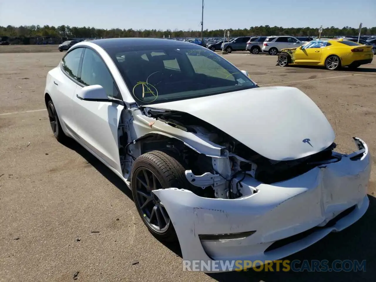 1 Фотография поврежденного автомобиля 5YJ3E1EA7NF114379 TESLA MODEL 3 2022