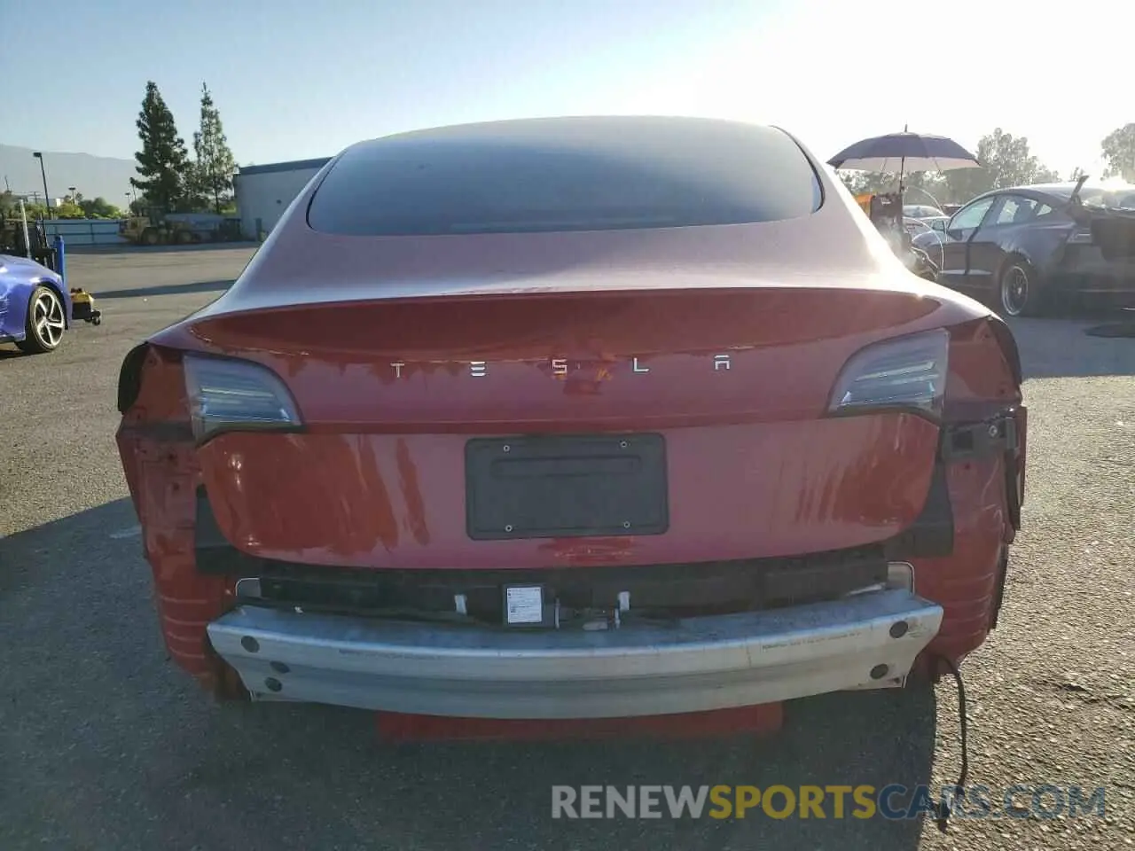 6 Фотография поврежденного автомобиля 5YJ3E1EA7NF132574 TESLA MODEL 3 2022