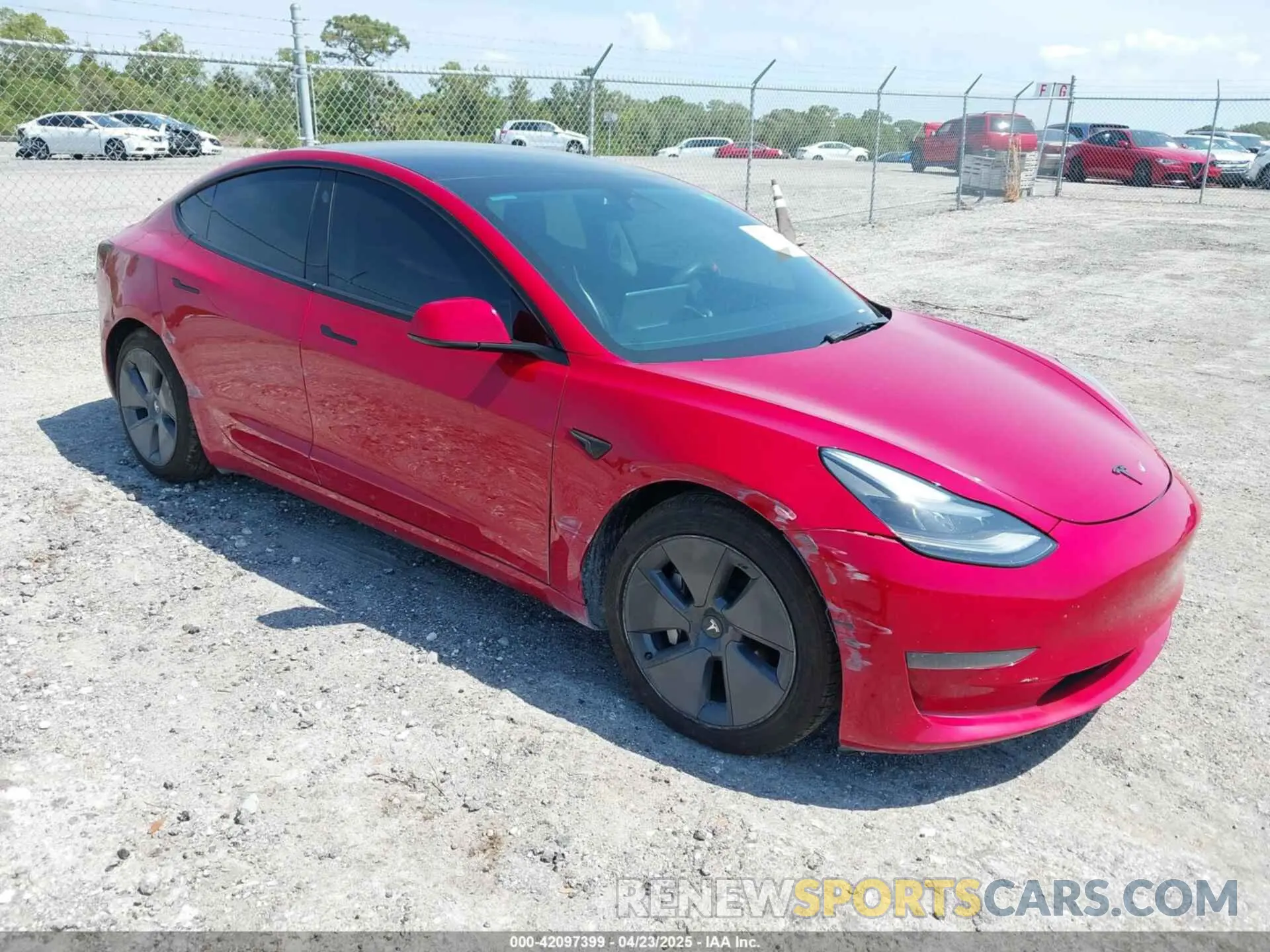 1 Фотография поврежденного автомобиля 5YJ3E1EA7NF152114 TESLA MODEL 3 2022