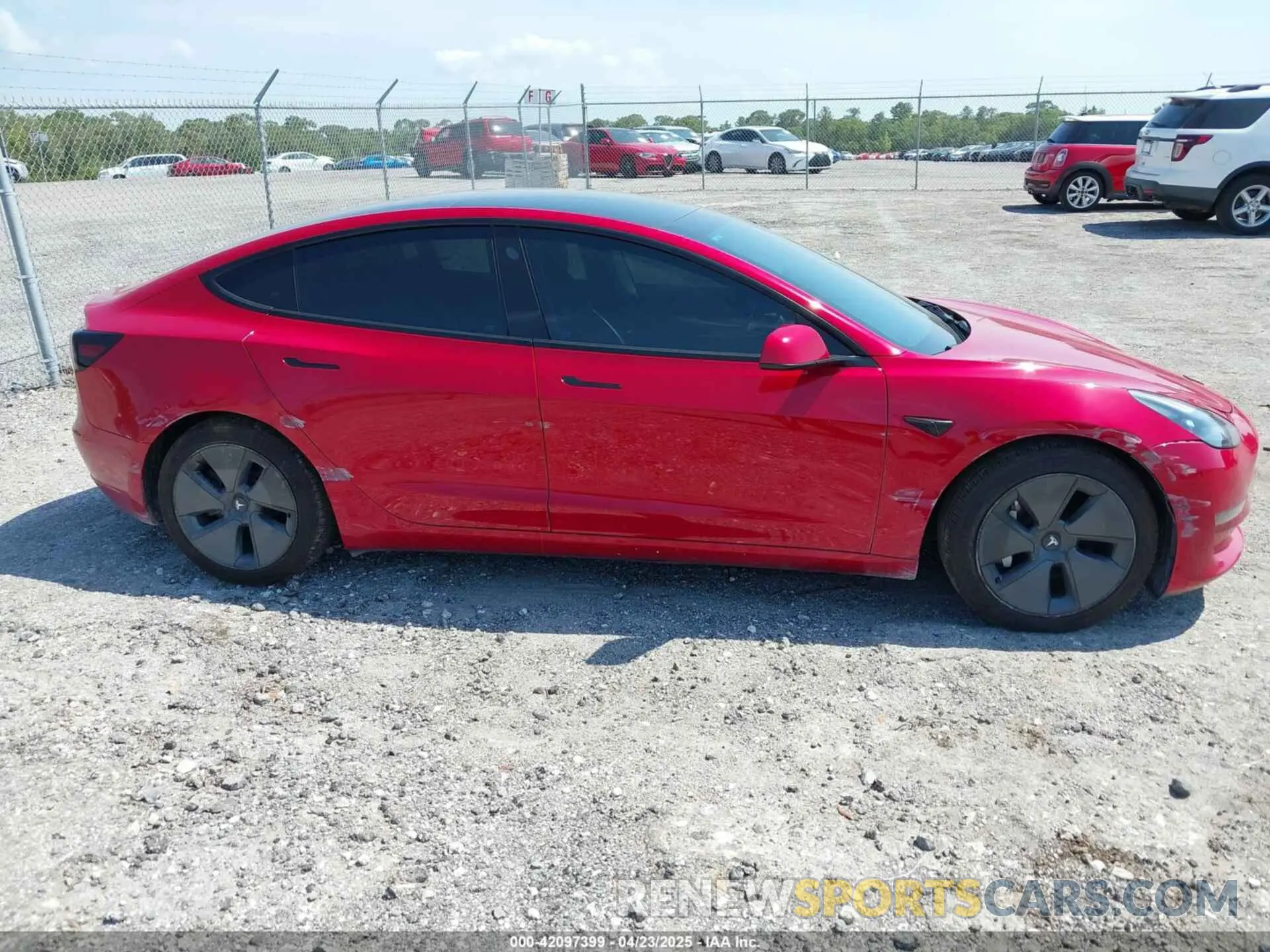 14 Фотография поврежденного автомобиля 5YJ3E1EA7NF152114 TESLA MODEL 3 2022
