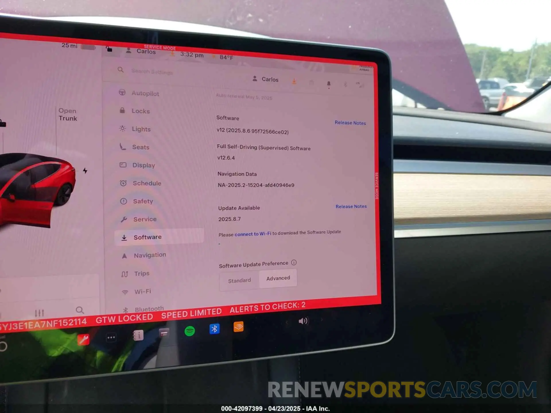 19 Фотография поврежденного автомобиля 5YJ3E1EA7NF152114 TESLA MODEL 3 2022