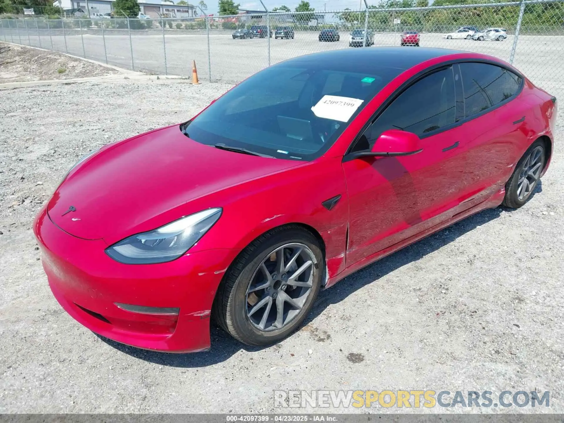 2 Фотография поврежденного автомобиля 5YJ3E1EA7NF152114 TESLA MODEL 3 2022