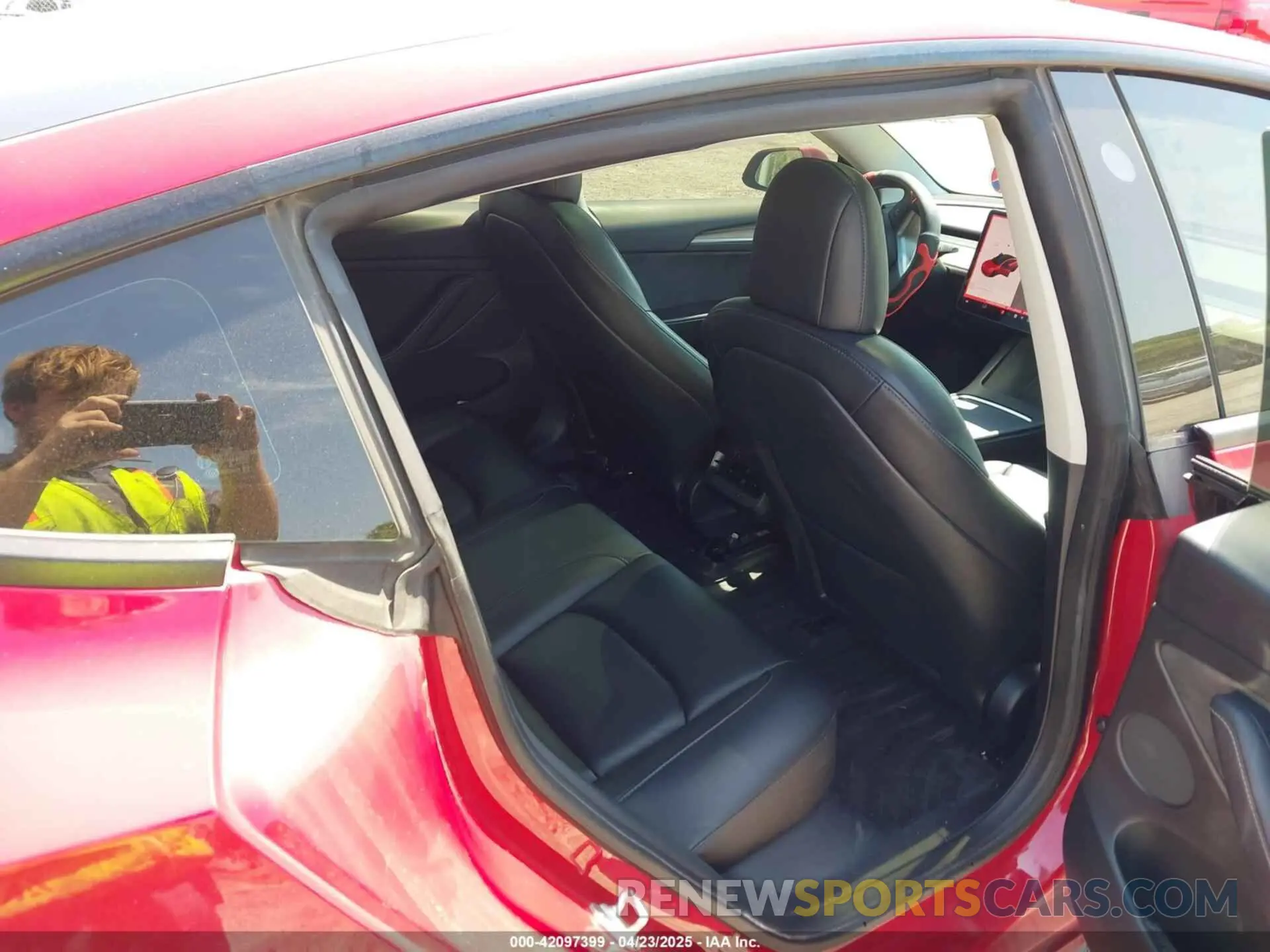 8 Фотография поврежденного автомобиля 5YJ3E1EA7NF152114 TESLA MODEL 3 2022