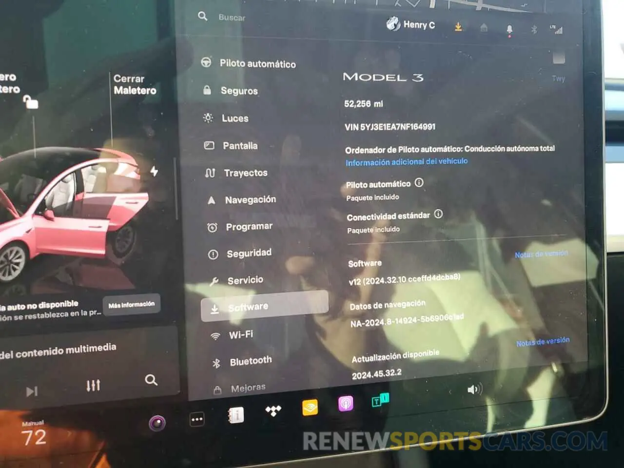 9 Photograph of a damaged car 5YJ3E1EA7NF164991 TESLA MODEL 3 2022