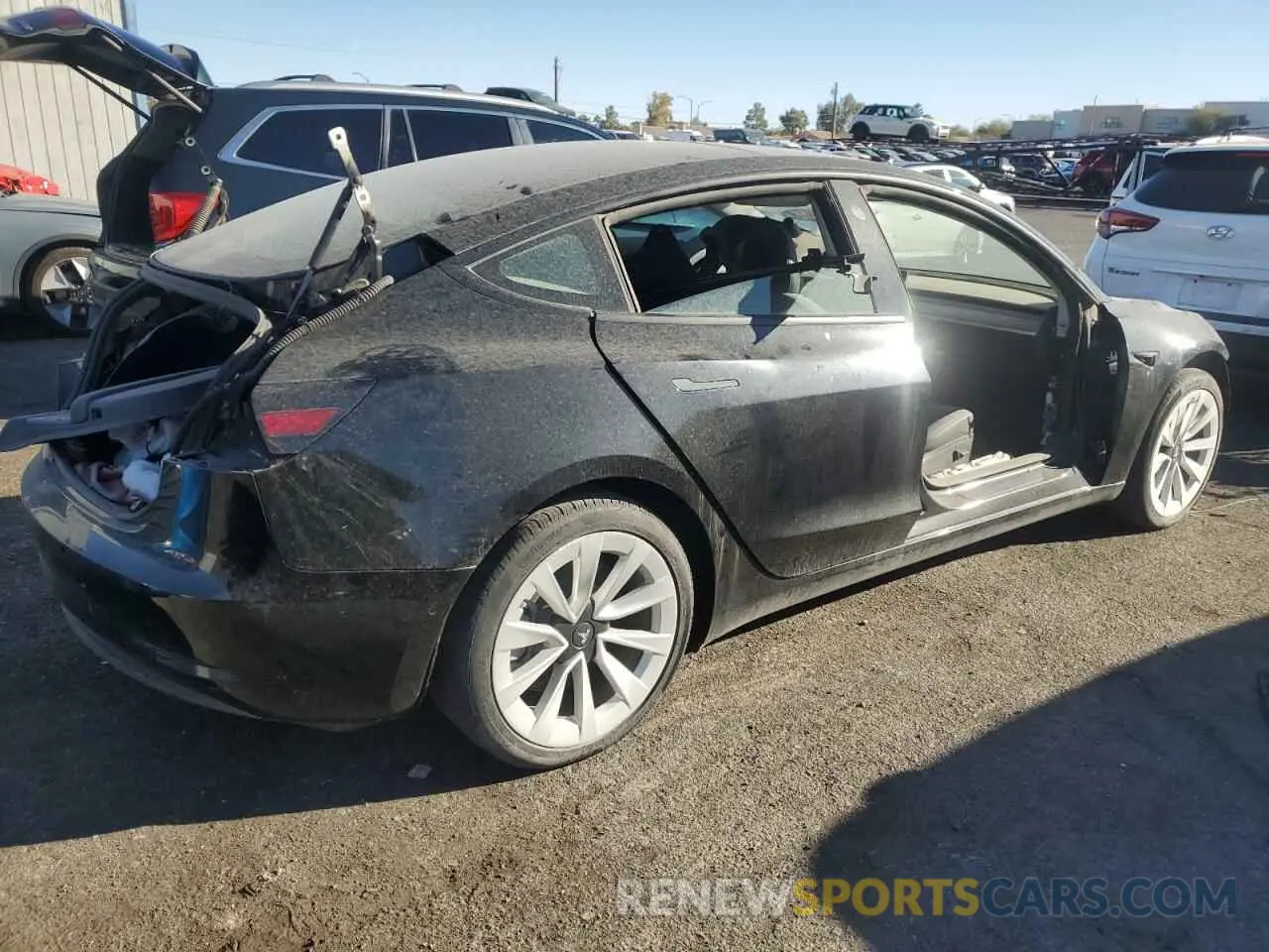 3 Фотография поврежденного автомобиля 5YJ3E1EA7NF173691 TESLA MODEL 3 2022