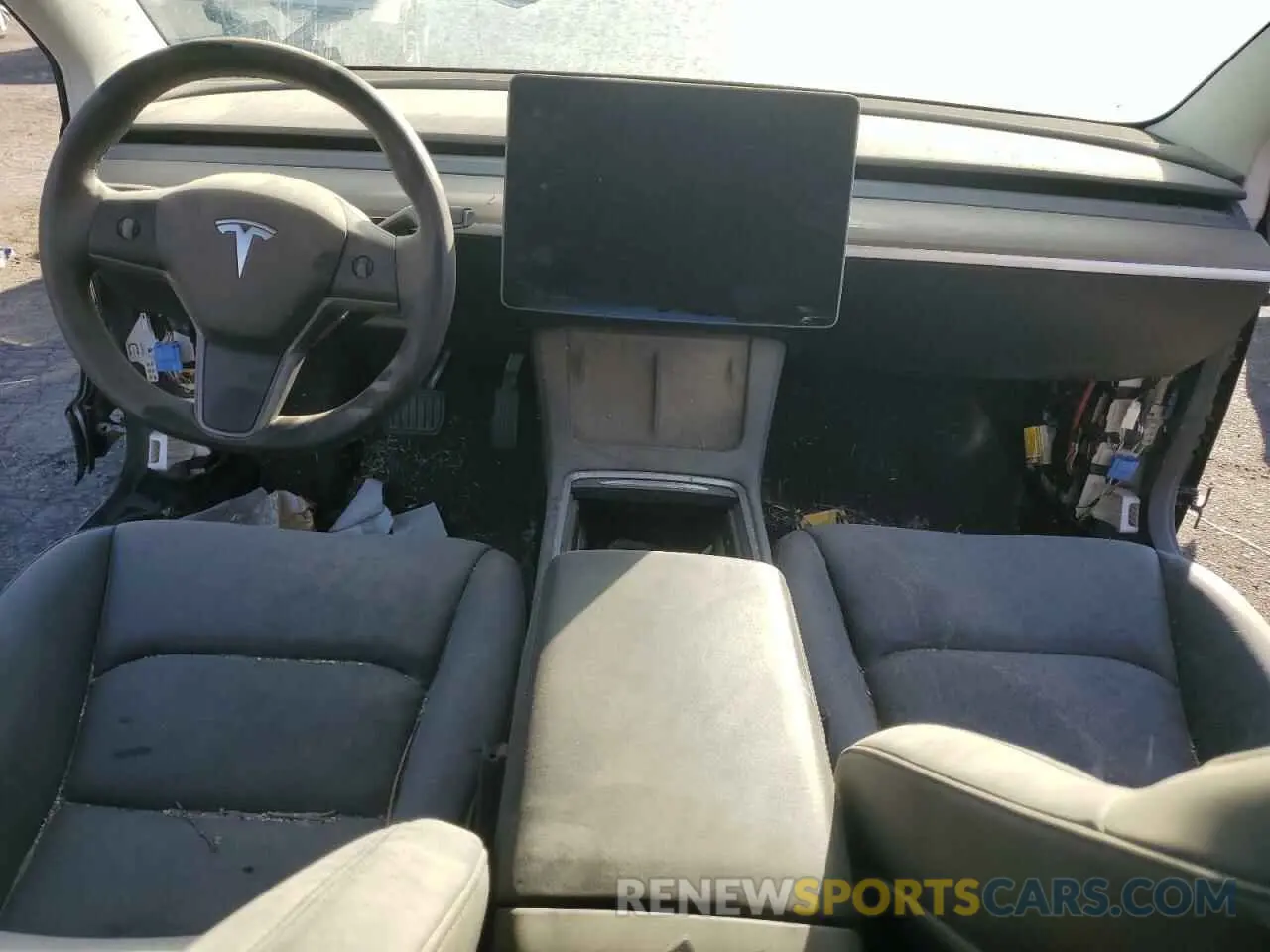 8 Фотография поврежденного автомобиля 5YJ3E1EA7NF173691 TESLA MODEL 3 2022