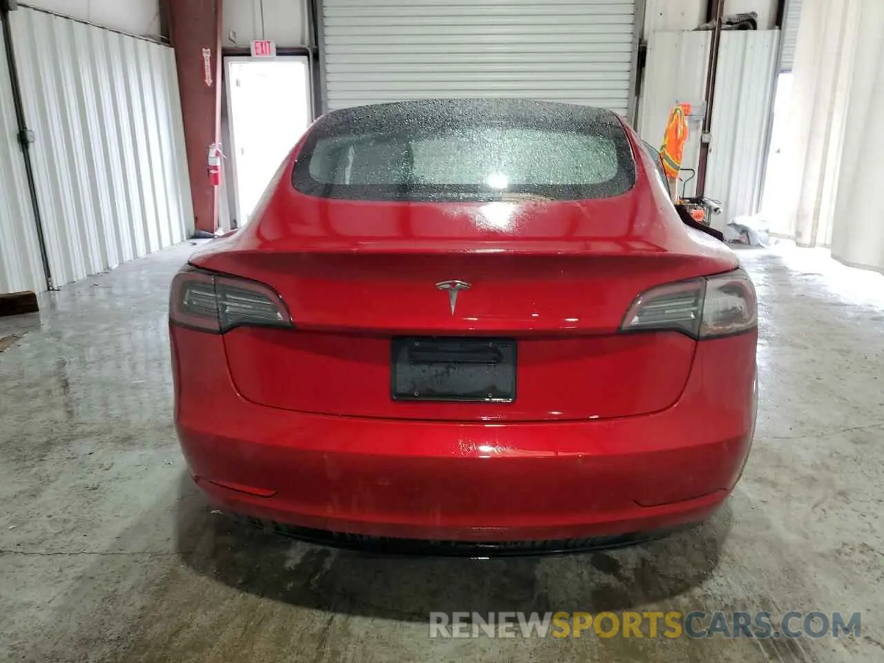 6 Photograph of a damaged car 5YJ3E1EA7NF185727 TESLA MODEL 3 2022