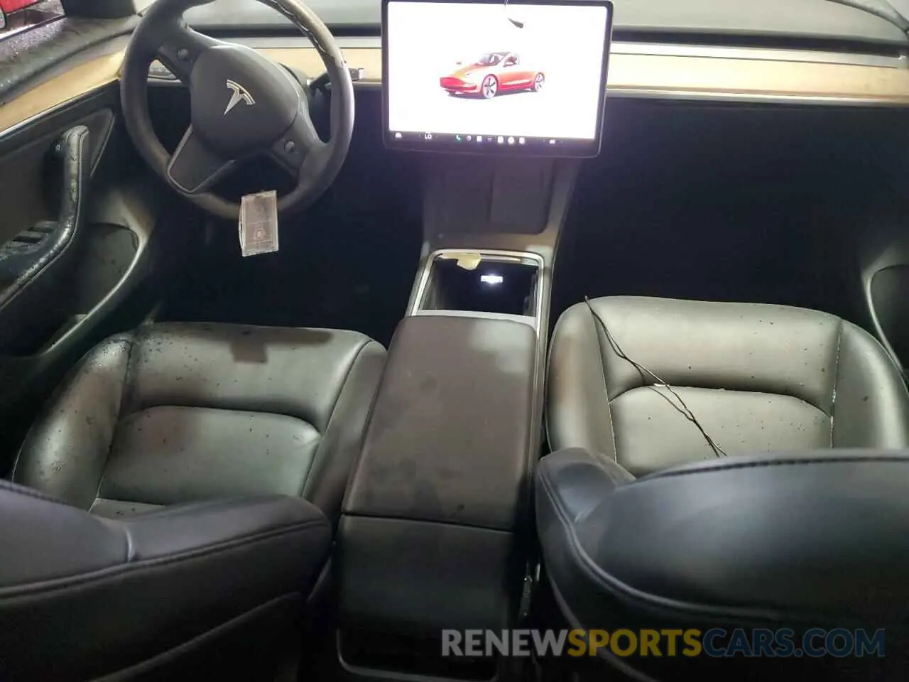8 Photograph of a damaged car 5YJ3E1EA7NF185727 TESLA MODEL 3 2022