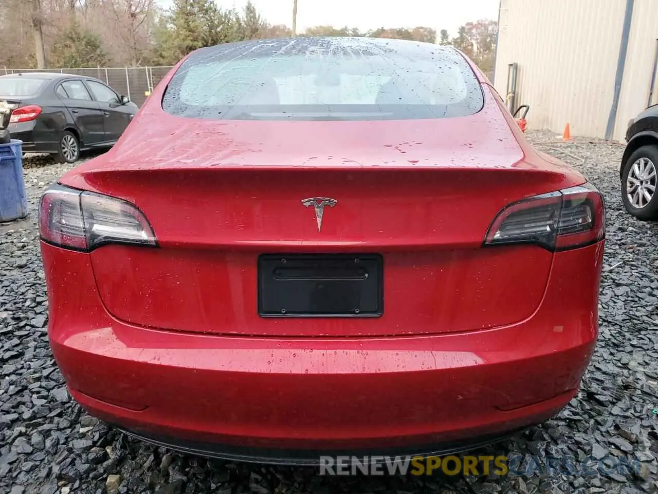6 Photograph of a damaged car 5YJ3E1EA7NF187784 TESLA MODEL 3 2022
