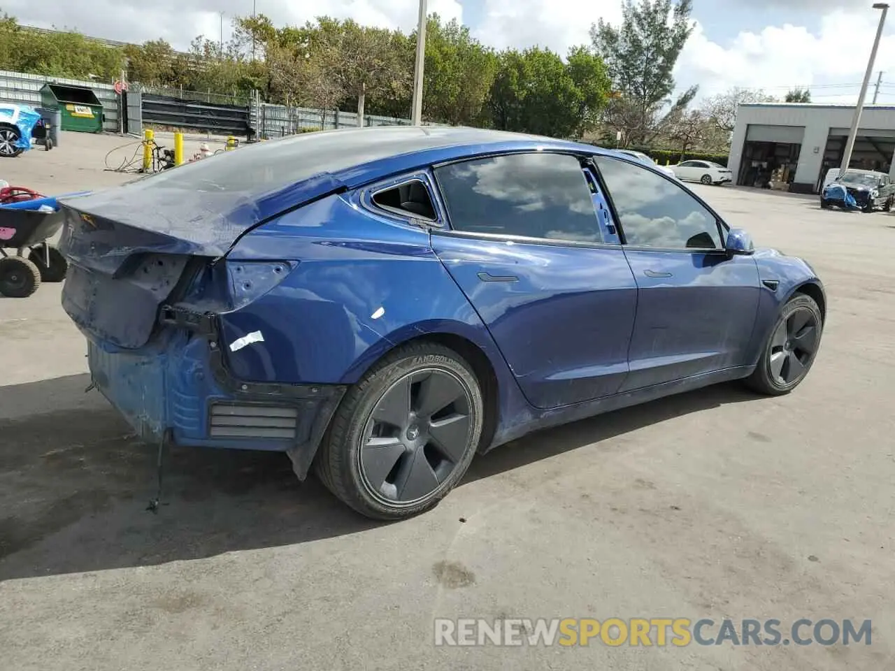 3 Фотография поврежденного автомобиля 5YJ3E1EA7NF190555 TESLA MODEL 3 2022