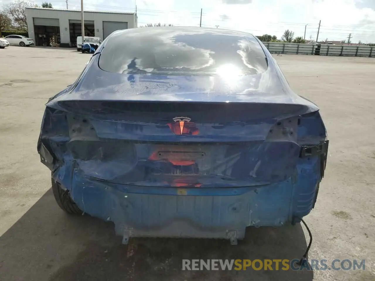 6 Фотография поврежденного автомобиля 5YJ3E1EA7NF190555 TESLA MODEL 3 2022