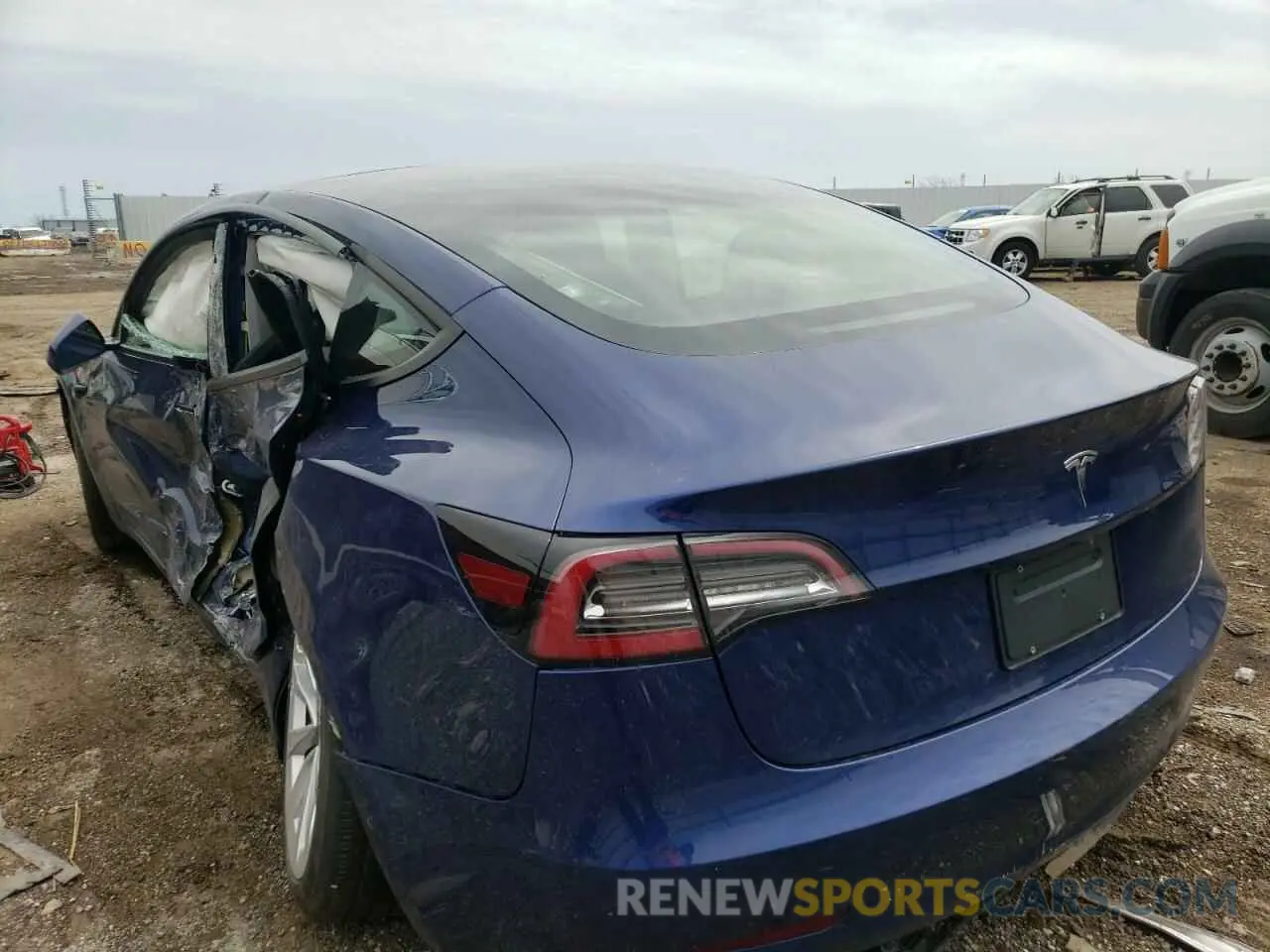 3 Фотография поврежденного автомобиля 5YJ3E1EA7NF190846 TESLA MODEL 3 2022