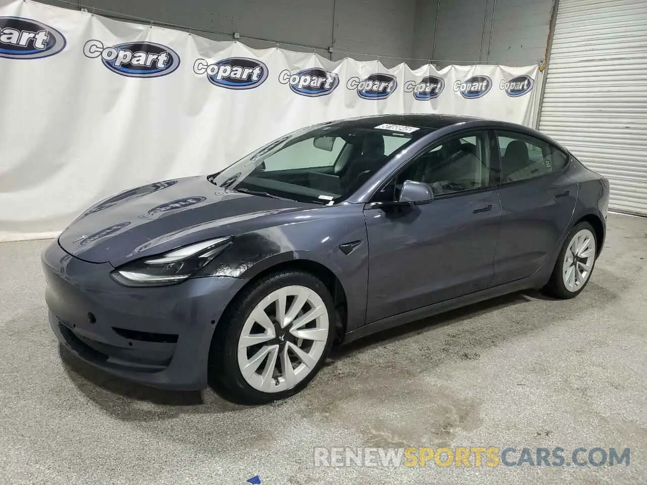 1 Фотография поврежденного автомобиля 5YJ3E1EA7NF191429 TESLA MODEL 3 2022
