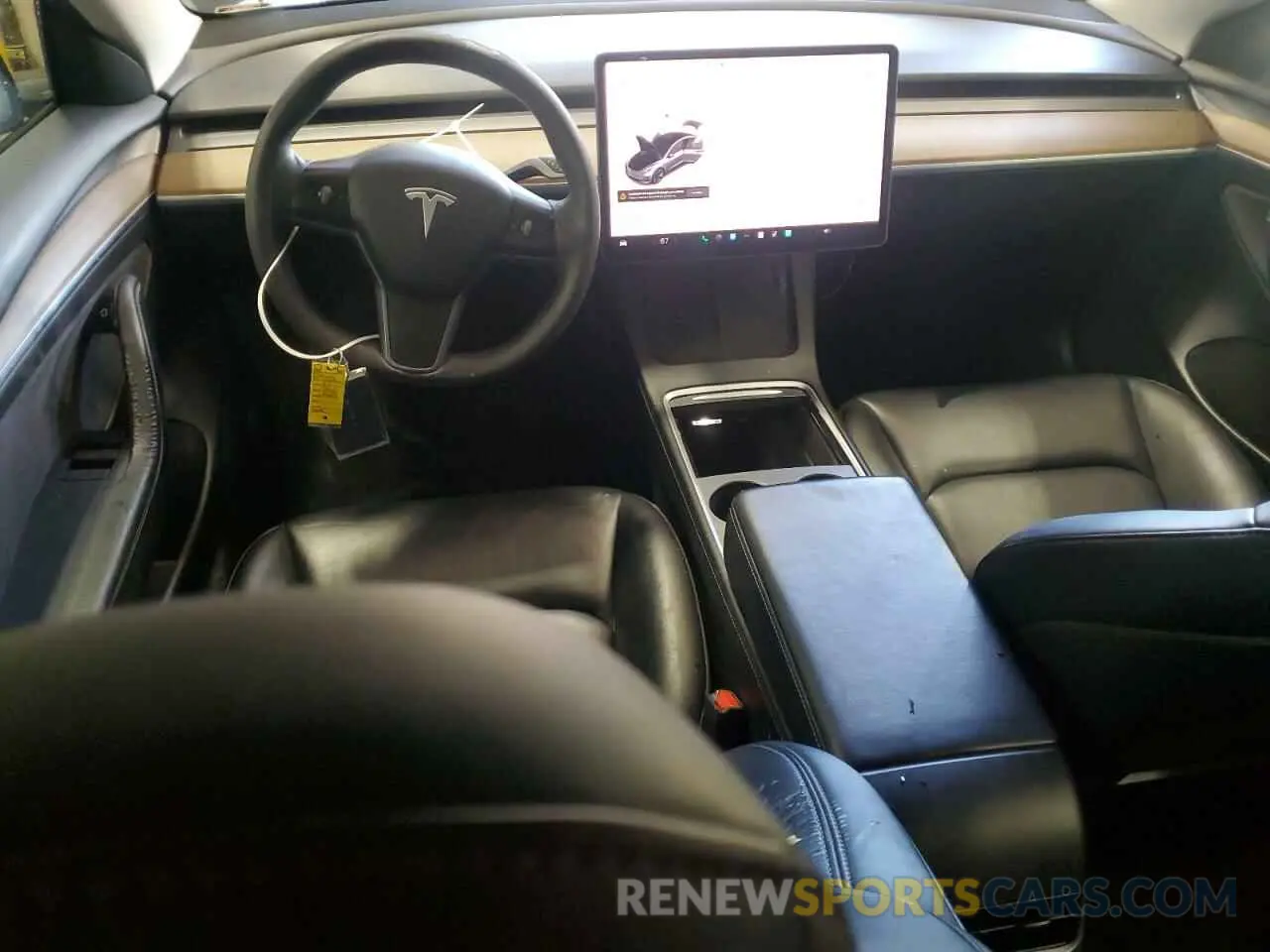 8 Фотография поврежденного автомобиля 5YJ3E1EA7NF191429 TESLA MODEL 3 2022