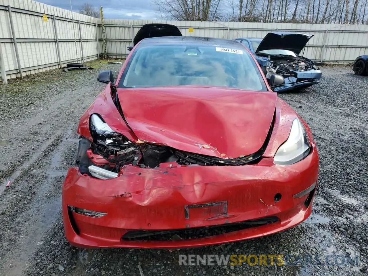 5 Photograph of a damaged car 5YJ3E1EA7NF288002 TESLA MODEL 3 2022