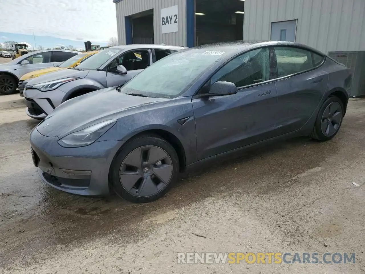 1 Photograph of a damaged car 5YJ3E1EA7NF289621 TESLA MODEL 3 2022
