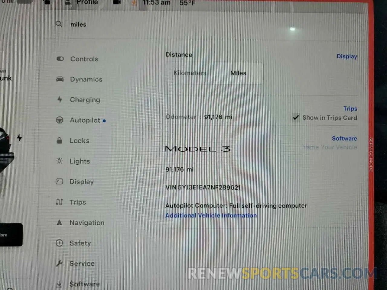 9 Photograph of a damaged car 5YJ3E1EA7NF289621 TESLA MODEL 3 2022