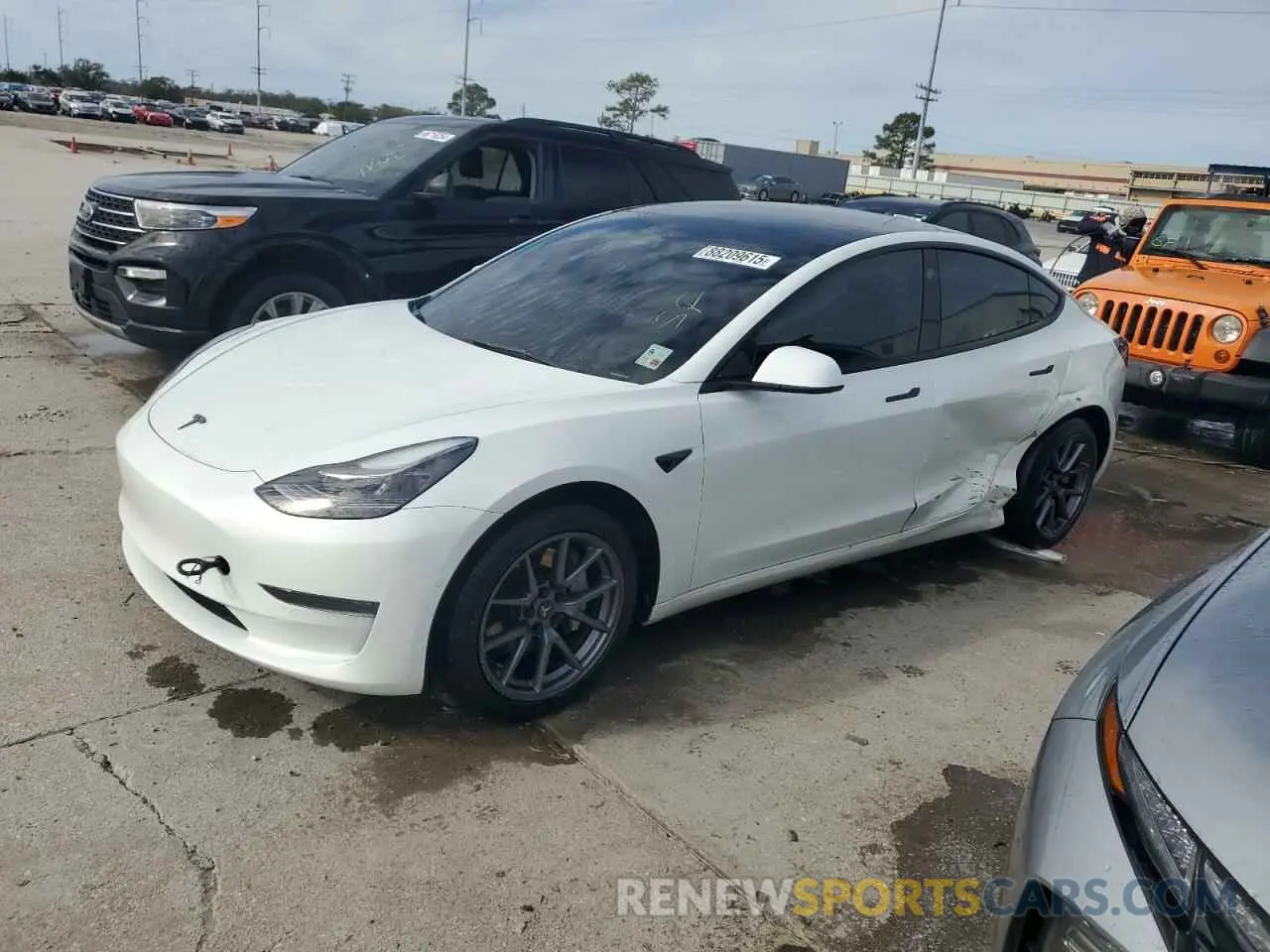 1 Фотография поврежденного автомобиля 5YJ3E1EA7NF314128 TESLA MODEL 3 2022