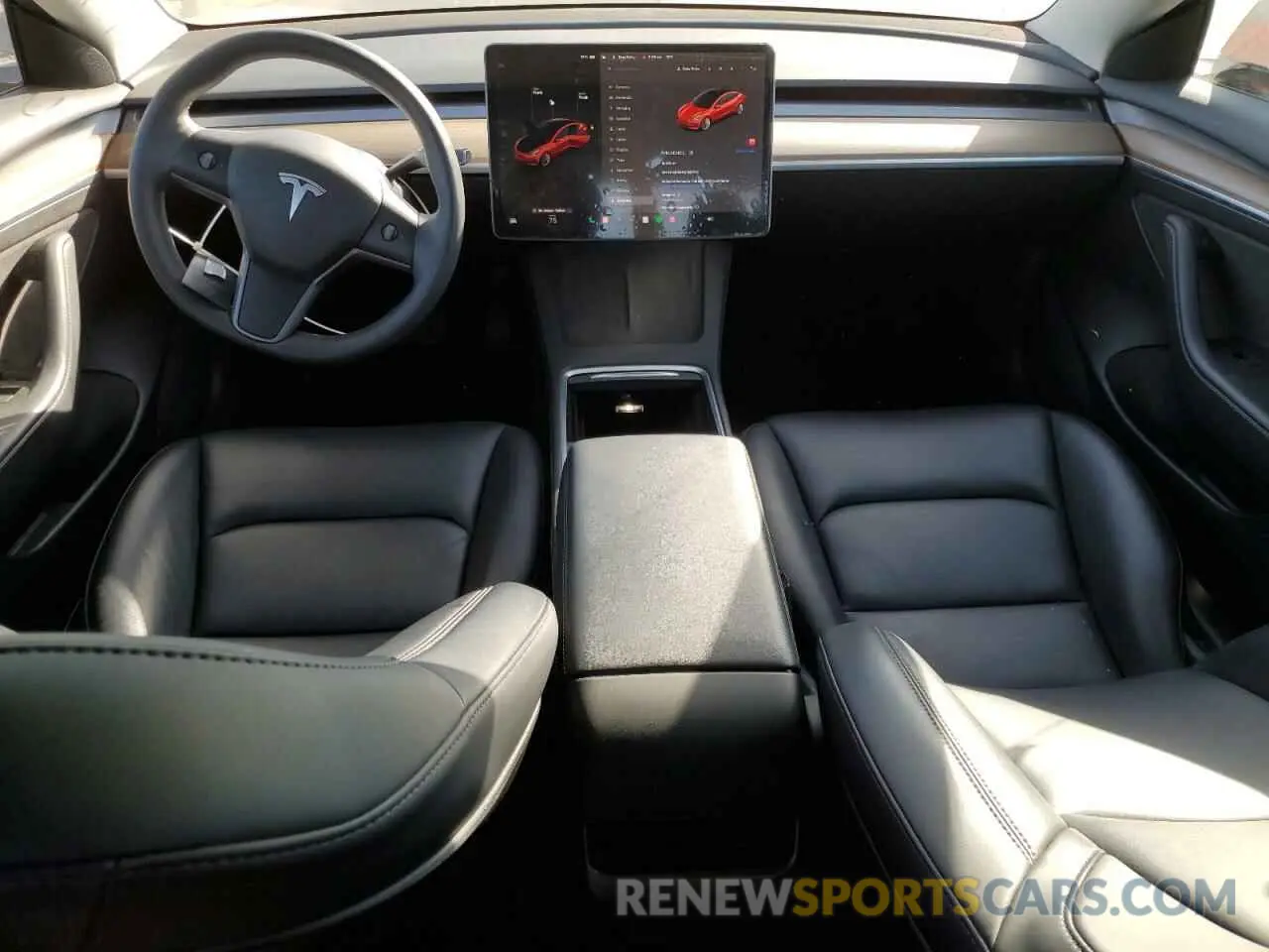 8 Photograph of a damaged car 5YJ3E1EA7NF330779 TESLA MODEL 3 2022