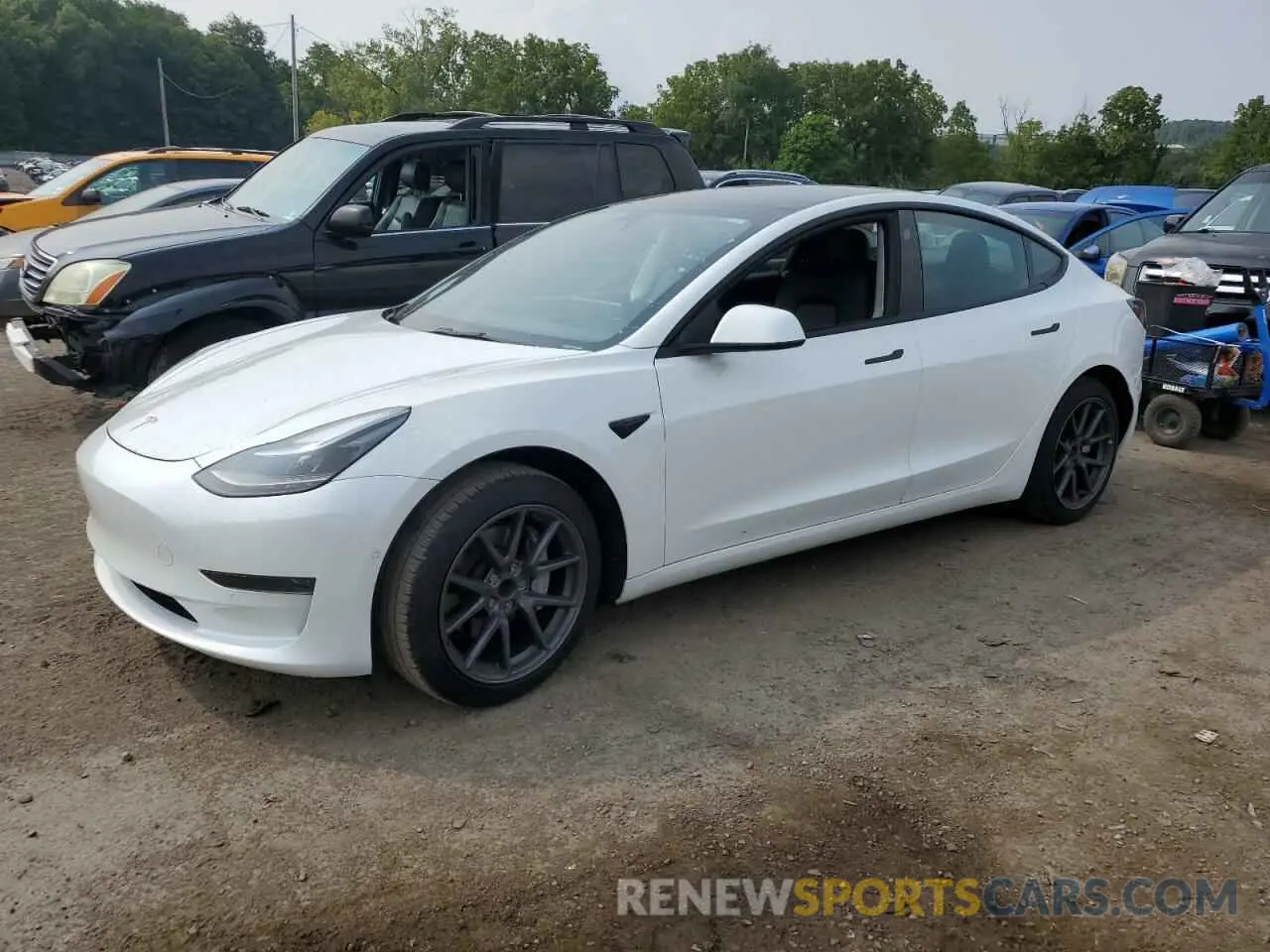 1 Фотография поврежденного автомобиля 5YJ3E1EA8NF156978 TESLA MODEL 3 2022