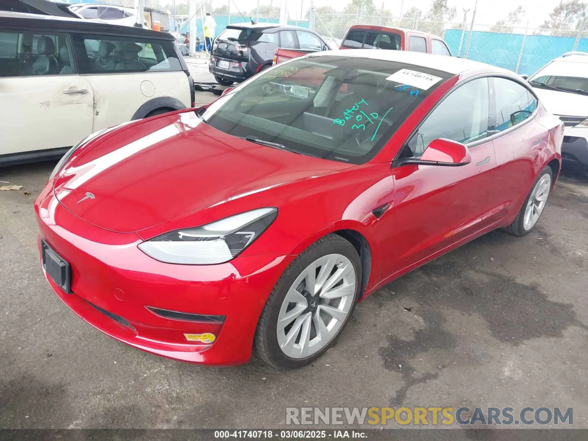 2 Фотография поврежденного автомобиля 5YJ3E1EA8NF177409 TESLA MODEL 3 2022