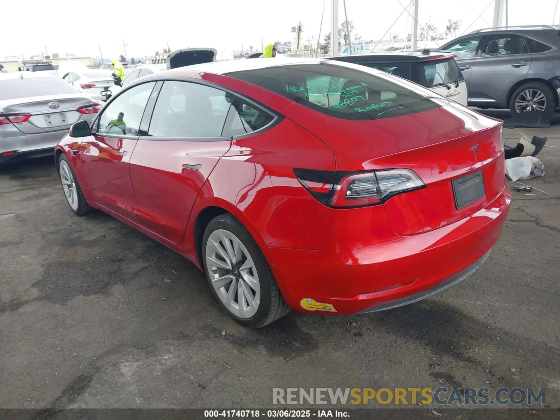 3 Фотография поврежденного автомобиля 5YJ3E1EA8NF177409 TESLA MODEL 3 2022