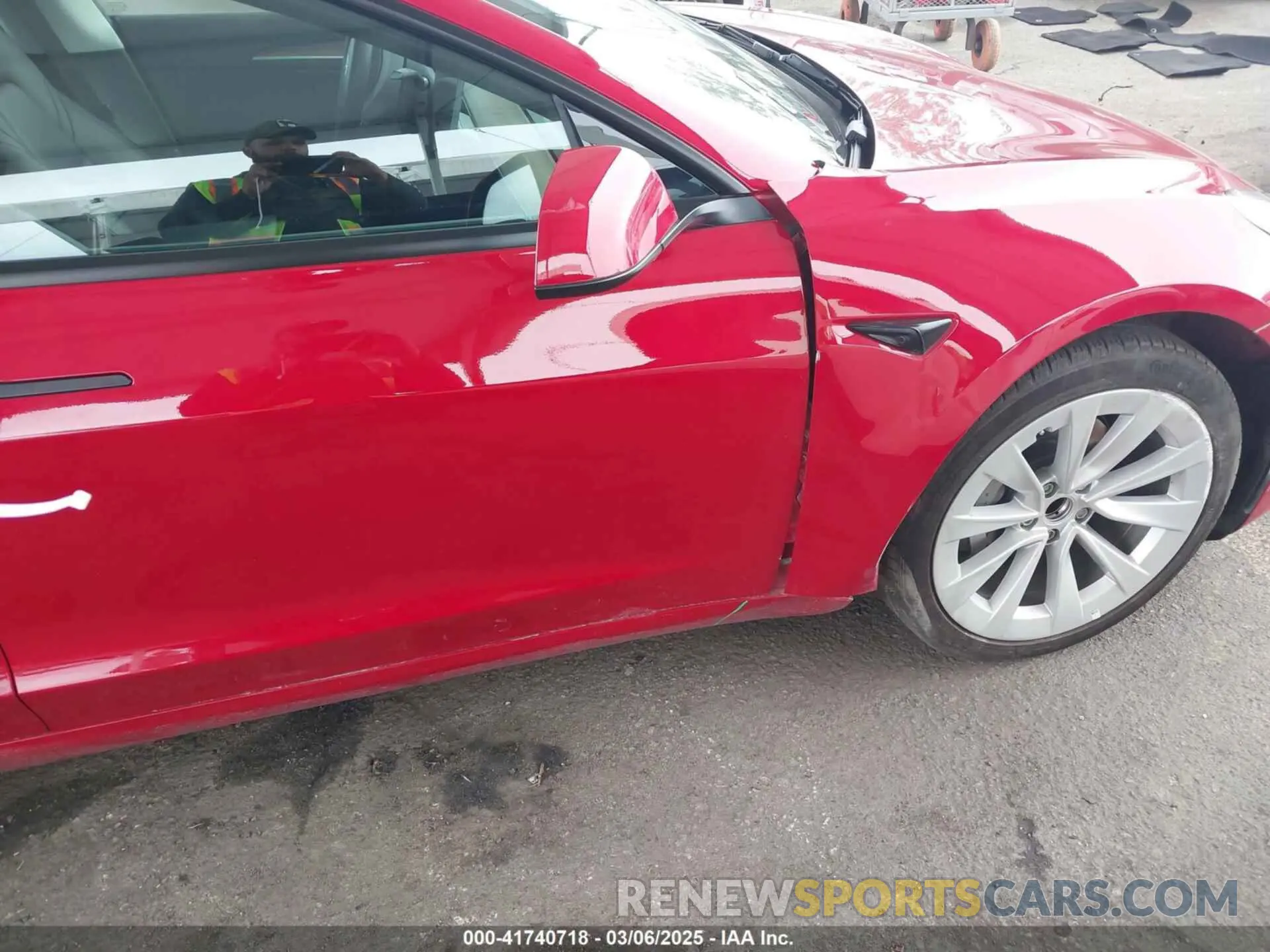 6 Фотография поврежденного автомобиля 5YJ3E1EA8NF177409 TESLA MODEL 3 2022