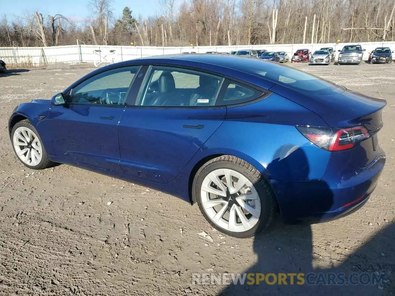 2 Photograph of a damaged car 5YJ3E1EA8NF186871 TESLA MODEL 3 2022