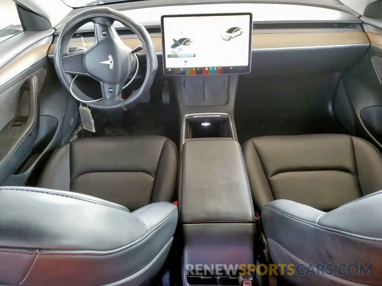 8 Photograph of a damaged car 5YJ3E1EA8NF187597 TESLA MODEL 3 2022