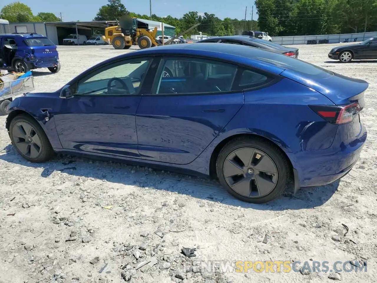 2 Photograph of a damaged car 5YJ3E1EA8NF188152 TESLA MODEL 3 2022