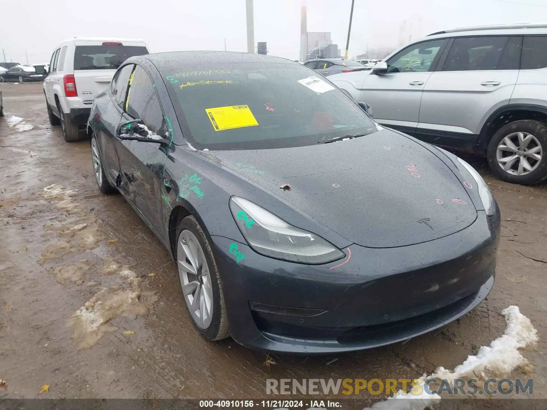 1 Фотография поврежденного автомобиля 5YJ3E1EA8NF188684 TESLA MODEL 3 2022