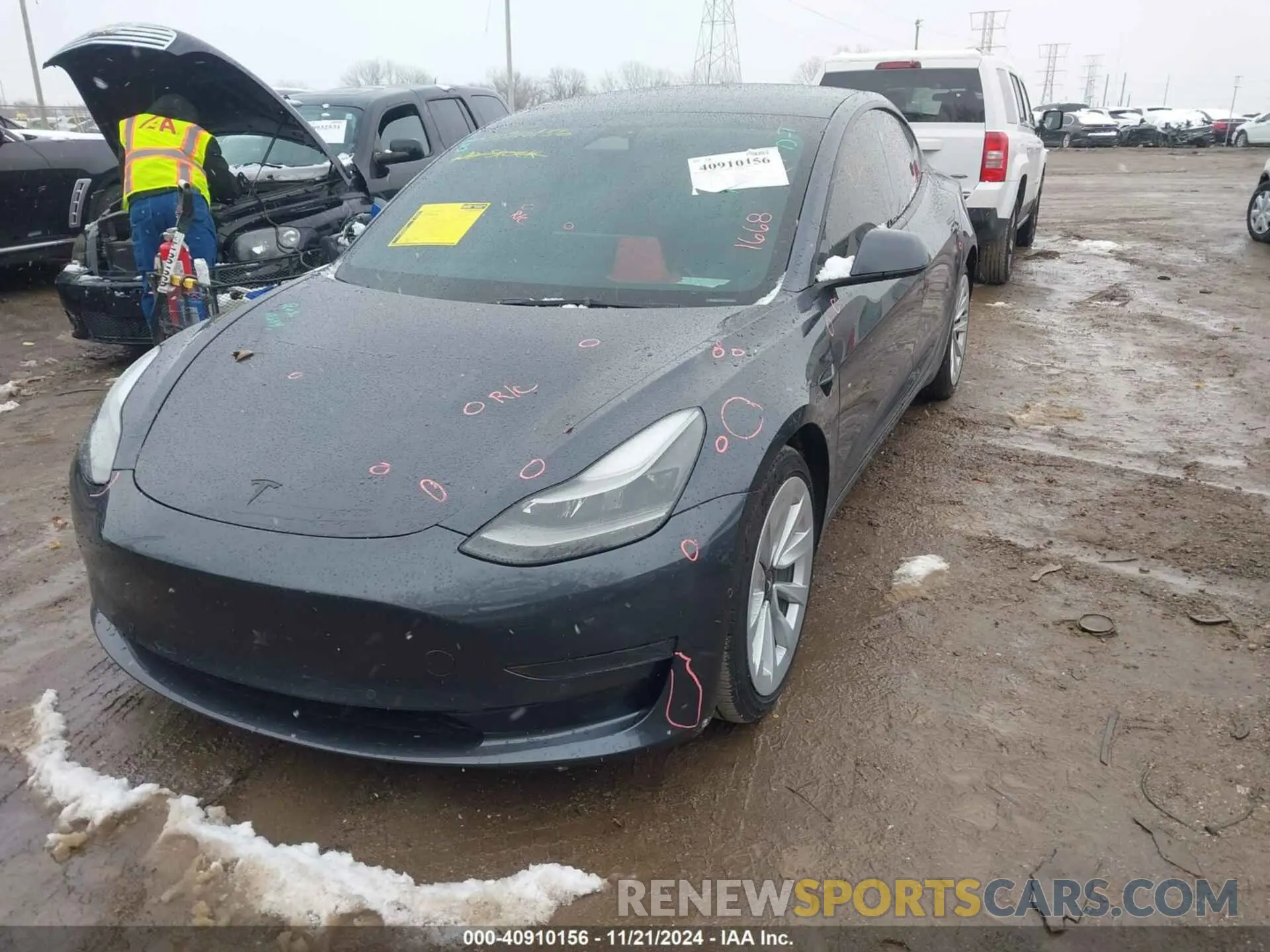 2 Фотография поврежденного автомобиля 5YJ3E1EA8NF188684 TESLA MODEL 3 2022