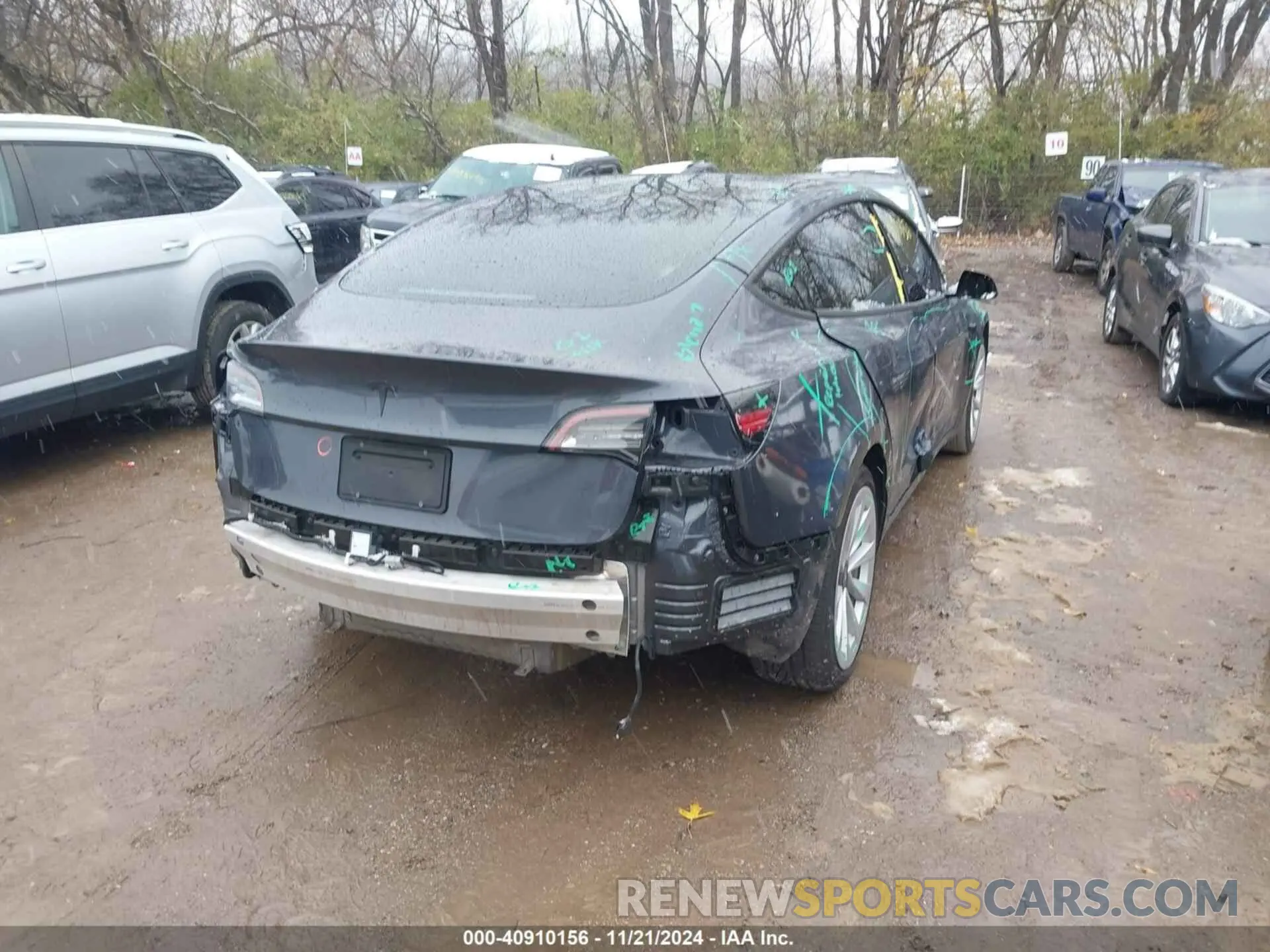 4 Фотография поврежденного автомобиля 5YJ3E1EA8NF188684 TESLA MODEL 3 2022