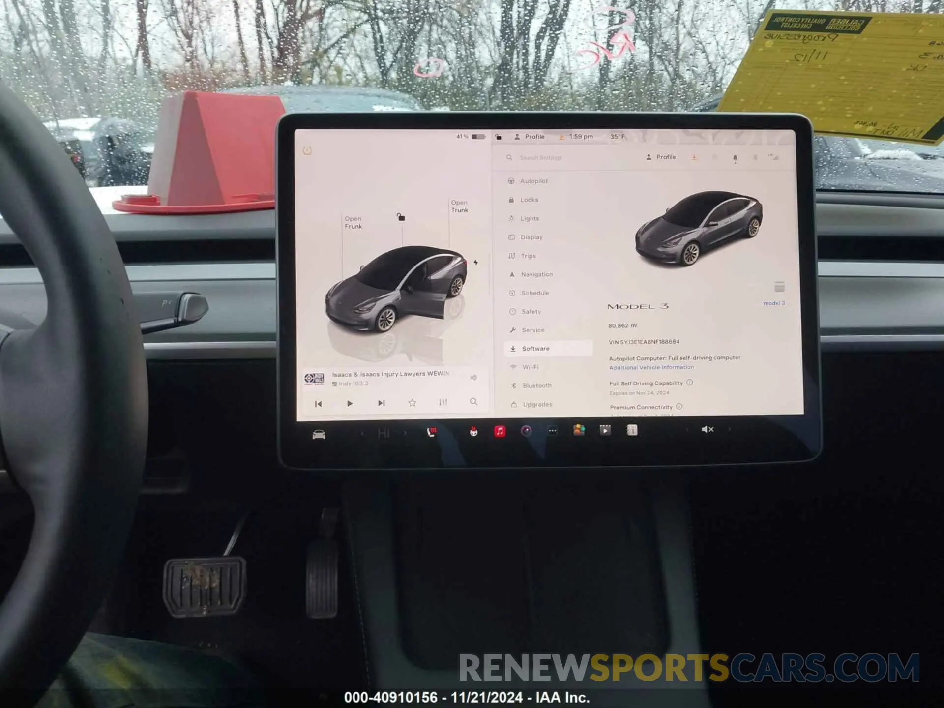 7 Фотография поврежденного автомобиля 5YJ3E1EA8NF188684 TESLA MODEL 3 2022