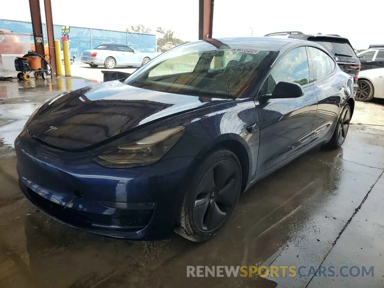 1 Фотография поврежденного автомобиля 5YJ3E1EA8NF189947 TESLA MODEL 3 2022