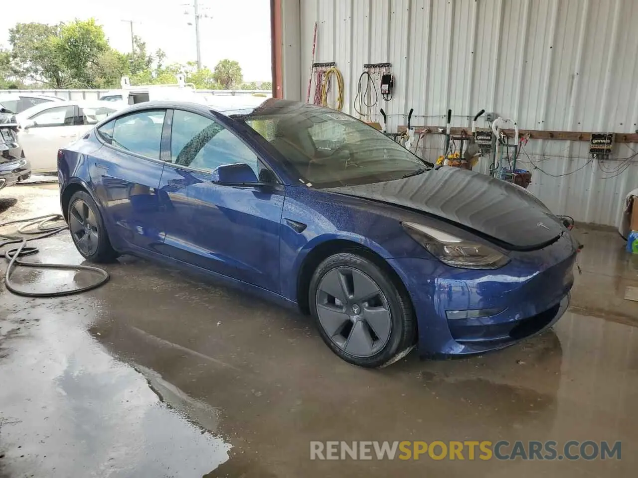 4 Фотография поврежденного автомобиля 5YJ3E1EA8NF189947 TESLA MODEL 3 2022