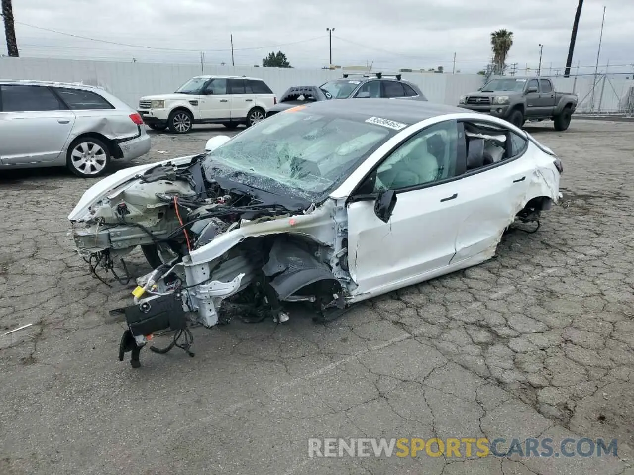 1 Photograph of a damaged car 5YJ3E1EA8NF244865 TESLA MODEL 3 2022