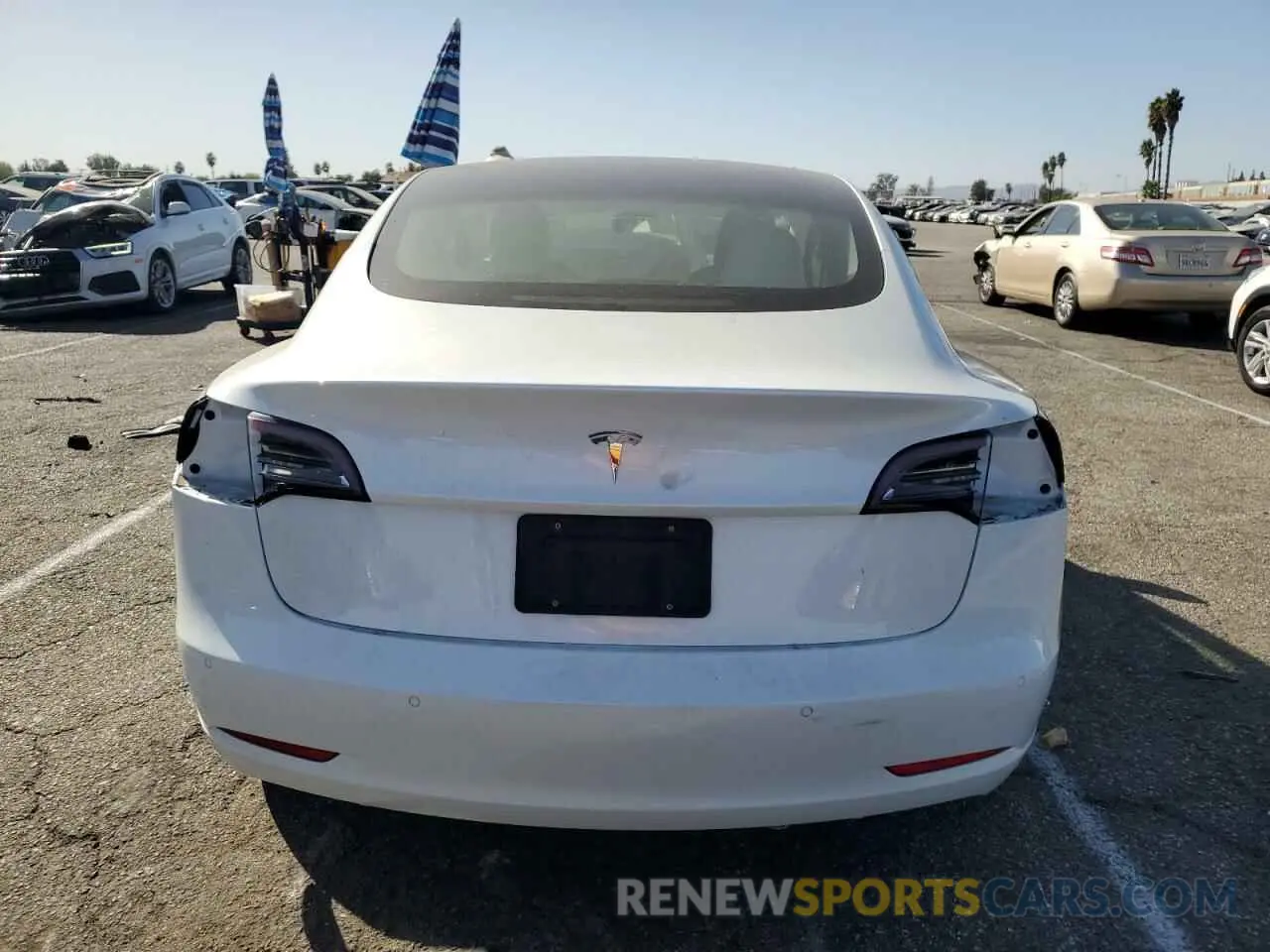 6 Photograph of a damaged car 5YJ3E1EA8NF244929 TESLA MODEL 3 2022
