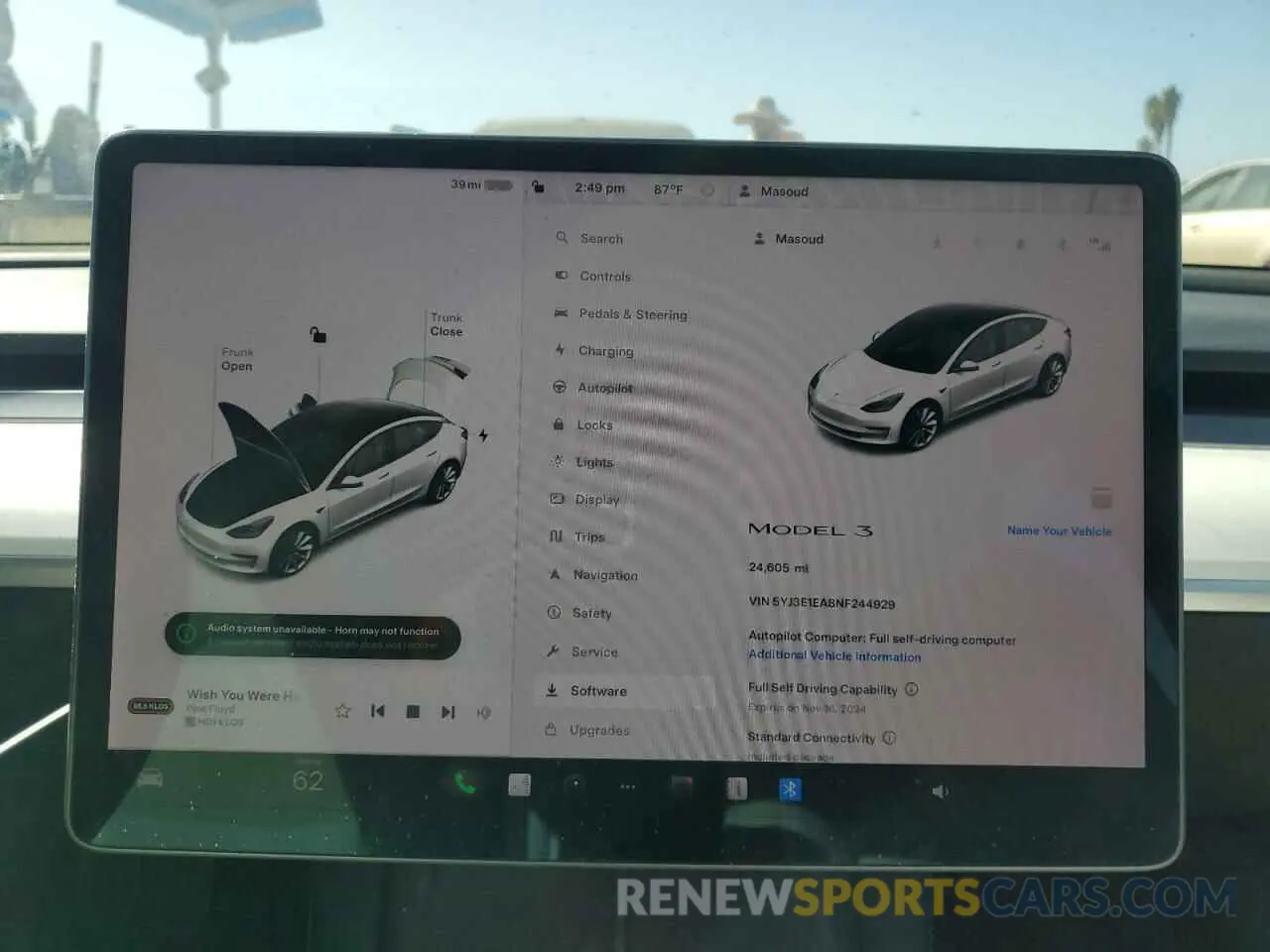 9 Photograph of a damaged car 5YJ3E1EA8NF244929 TESLA MODEL 3 2022