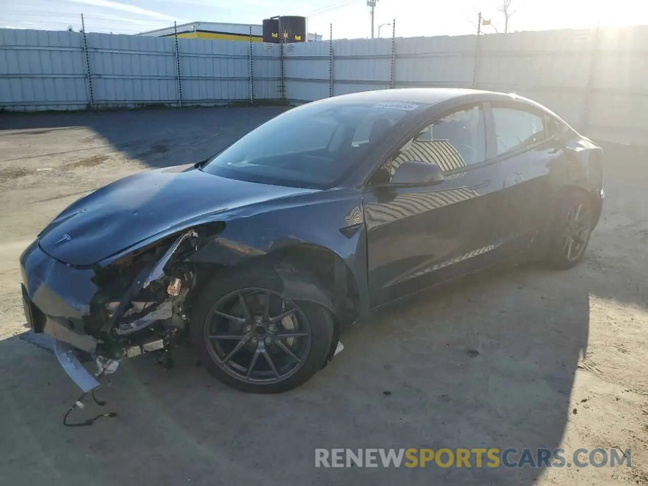 1 Photograph of a damaged car 5YJ3E1EA8NF301260 TESLA MODEL 3 2022