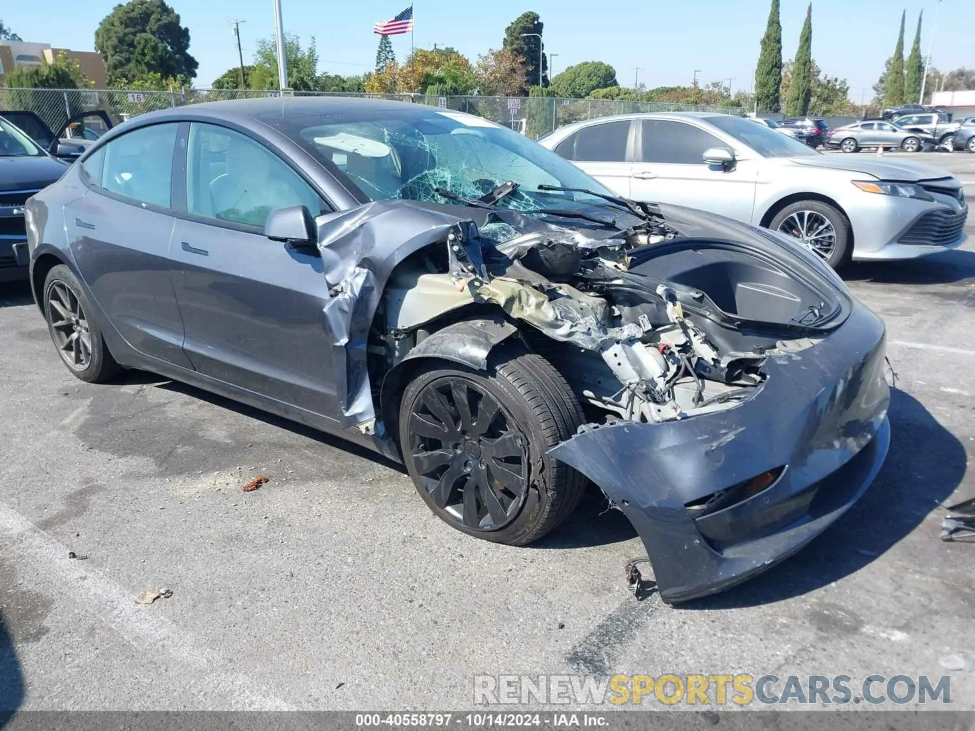 1 Фотография поврежденного автомобиля 5YJ3E1EA8NF357943 TESLA MODEL 3 2022