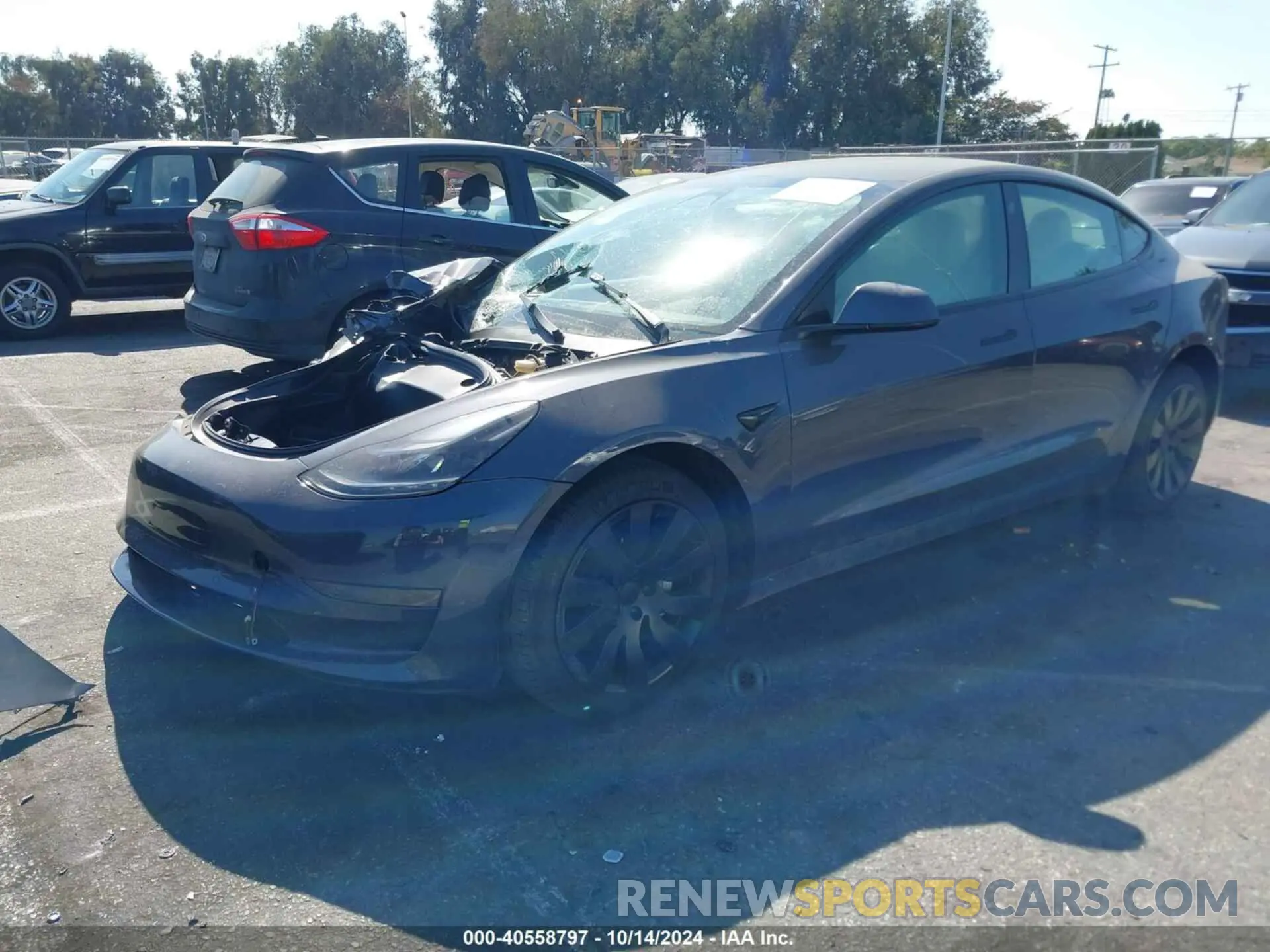2 Фотография поврежденного автомобиля 5YJ3E1EA8NF357943 TESLA MODEL 3 2022