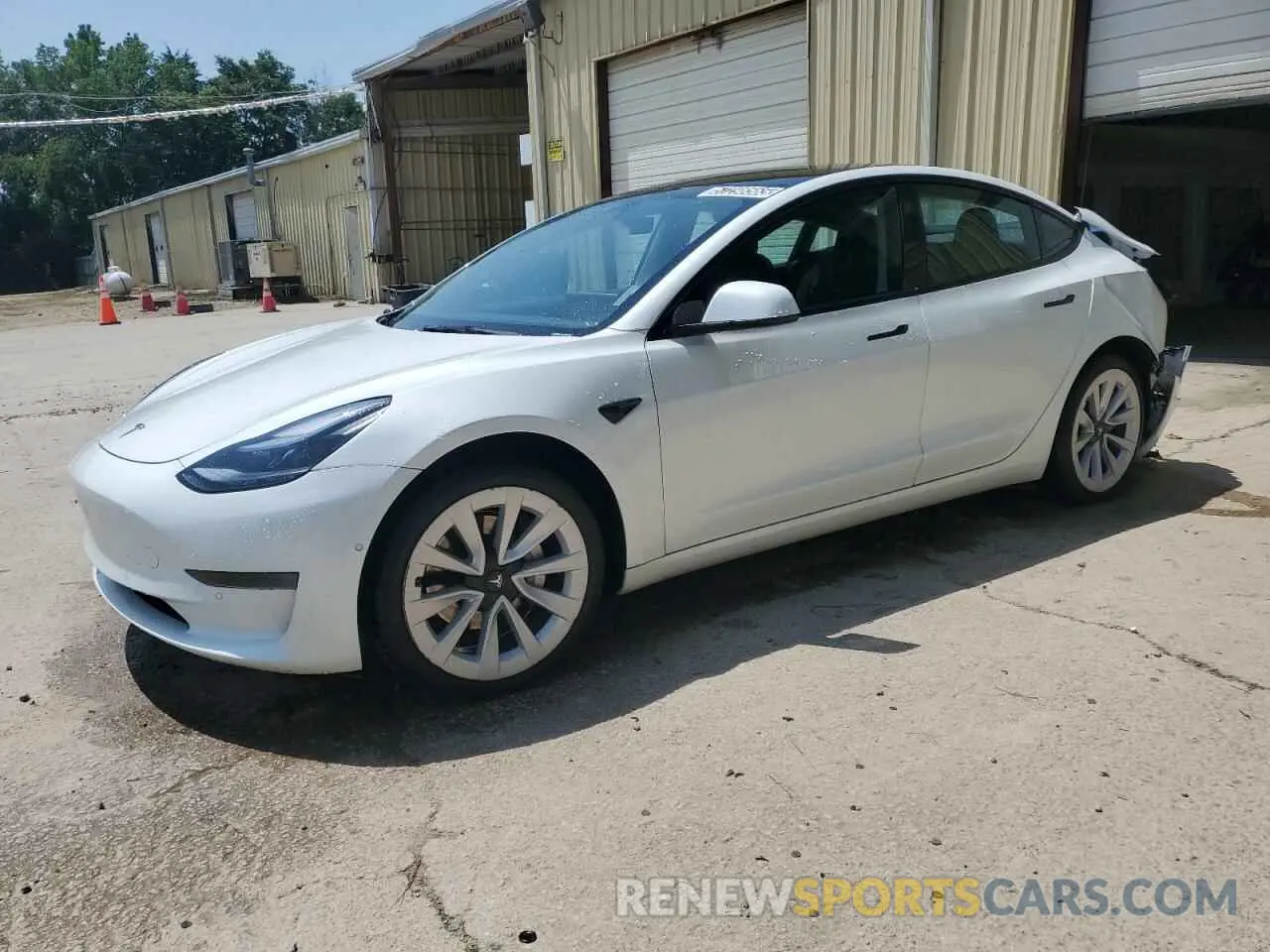 1 Photograph of a damaged car 5YJ3E1EA8NF368439 TESLA MODEL 3 2022