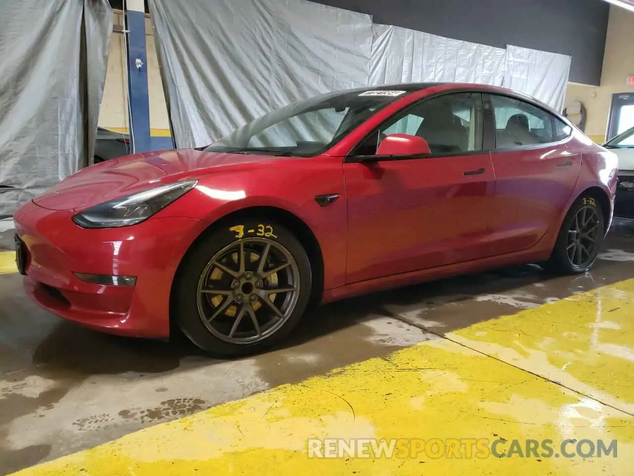 1 Фотография поврежденного автомобиля 5YJ3E1EA8NF369400 TESLA MODEL 3 2022