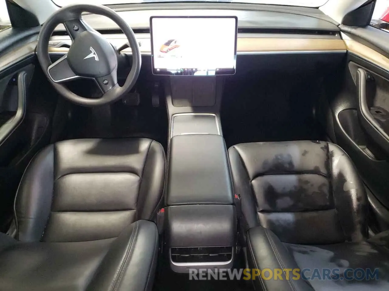 8 Фотография поврежденного автомобиля 5YJ3E1EA8NF369400 TESLA MODEL 3 2022
