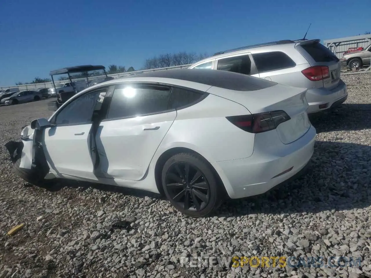 2 Фотография поврежденного автомобиля 5YJ3E1EA8NF373737 TESLA MODEL 3 2022