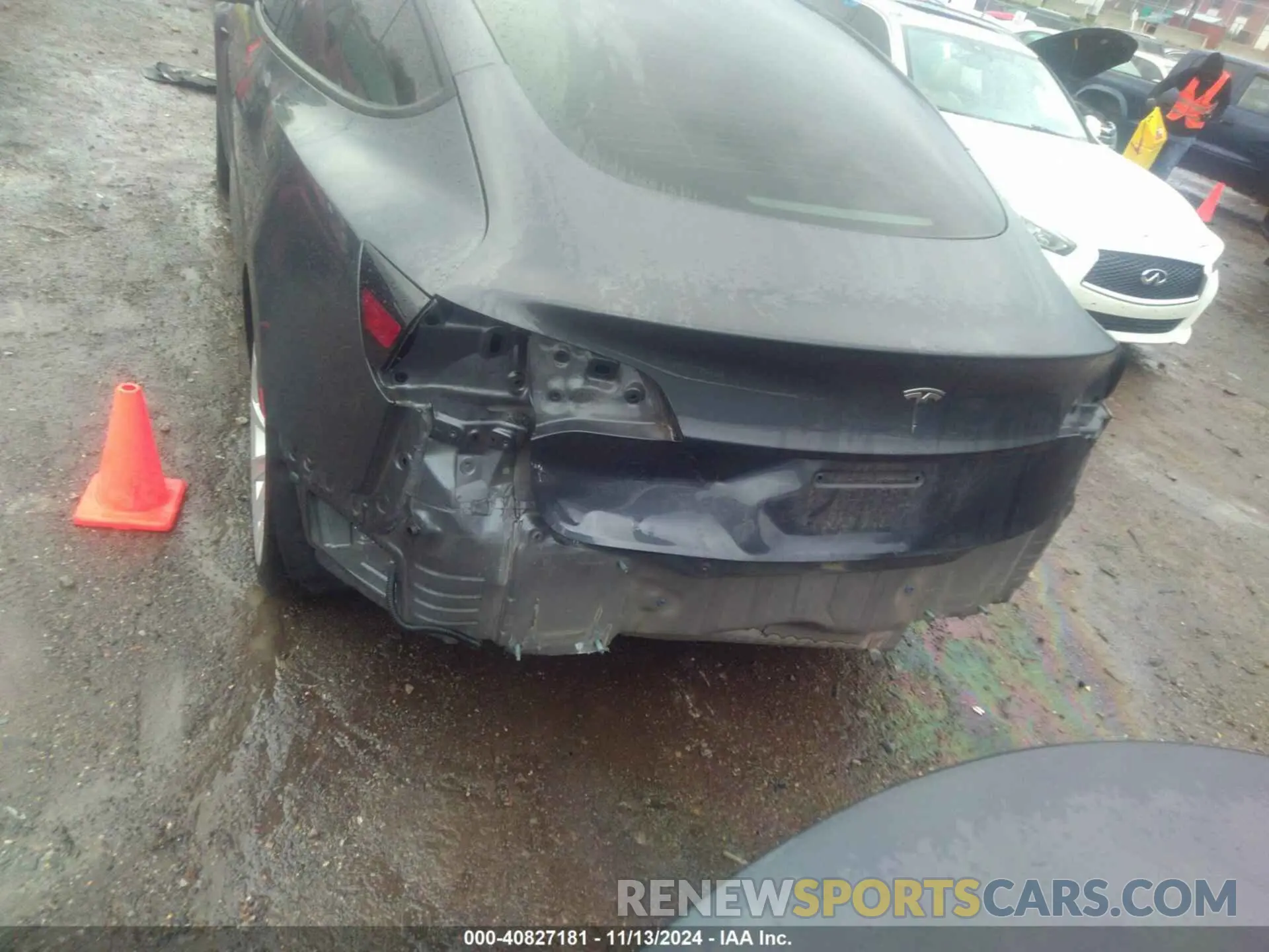 6 Фотография поврежденного автомобиля 5YJ3E1EA9NF116828 TESLA MODEL 3 2022